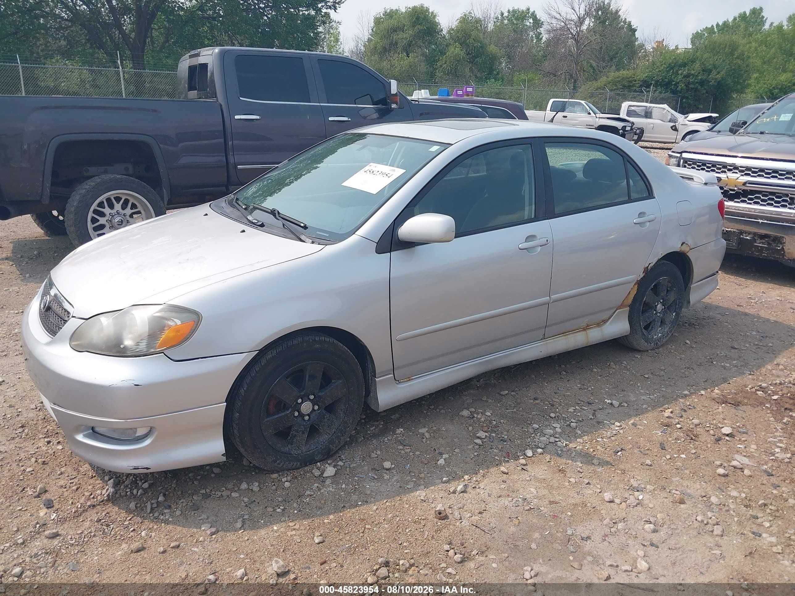2007 Toyota Corolla S Серебряный vin: 1NXBR30E97Z802136
