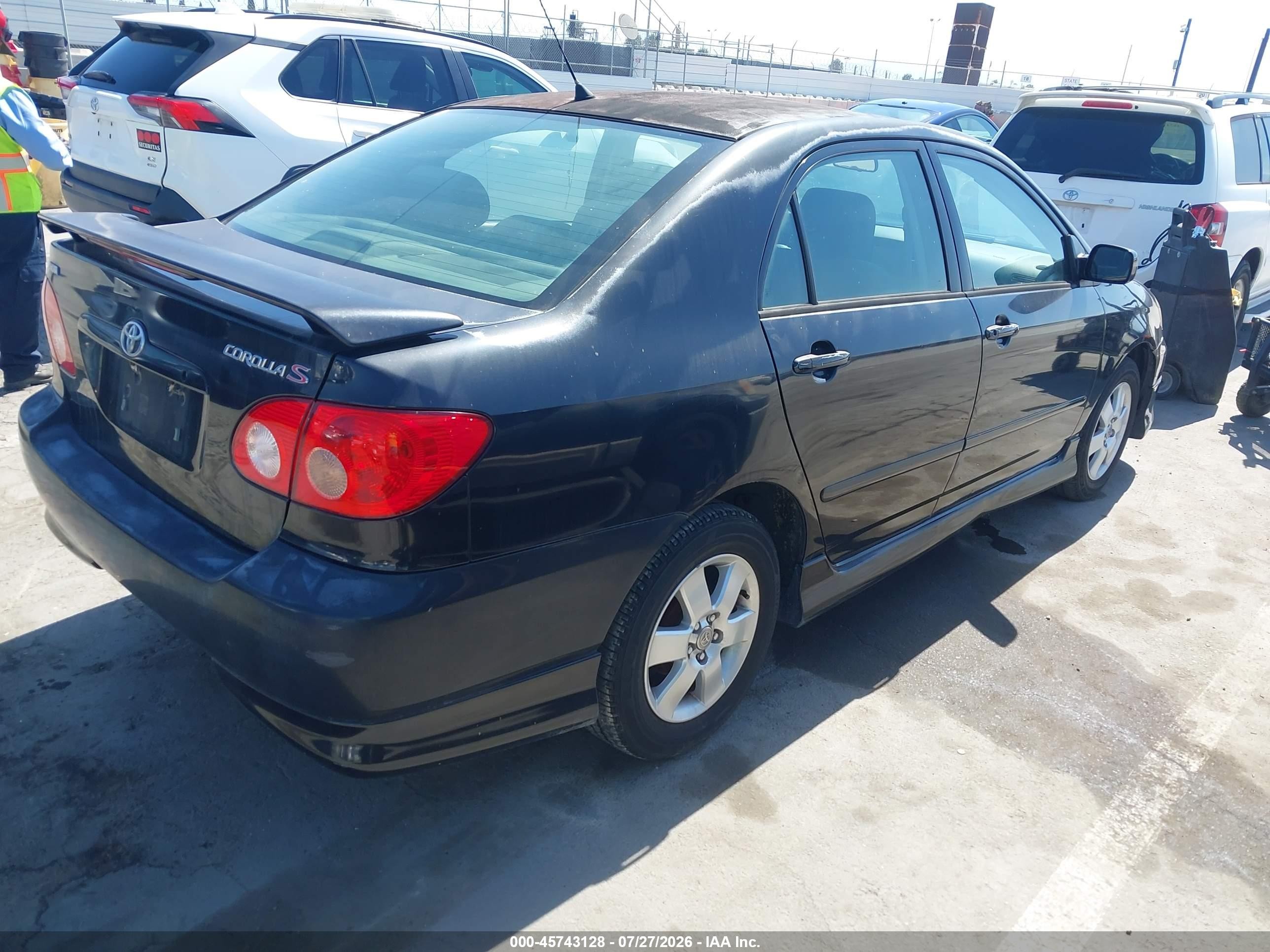 2007 Toyota Corolla S Черный vin: 1NXBR30E97Z850588