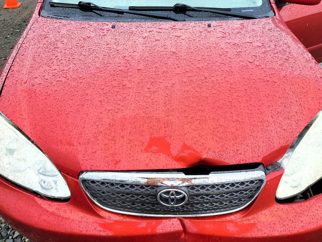 2007 Toyota Corolla Le Красный vin: 1NXBR30E97Z858965