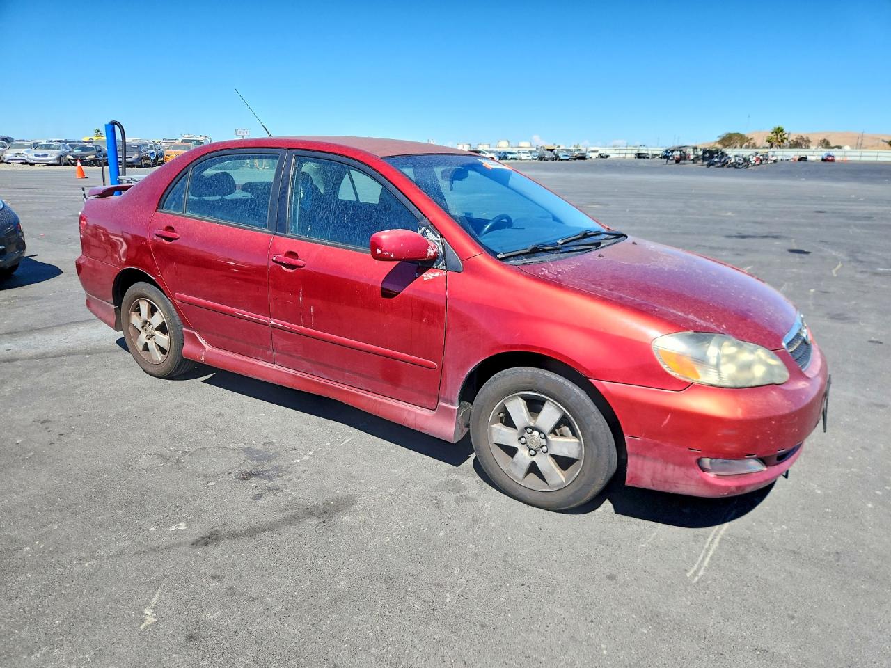 2007 Toyota Corolla S Красный vin: 1NXBR30E97Z917237