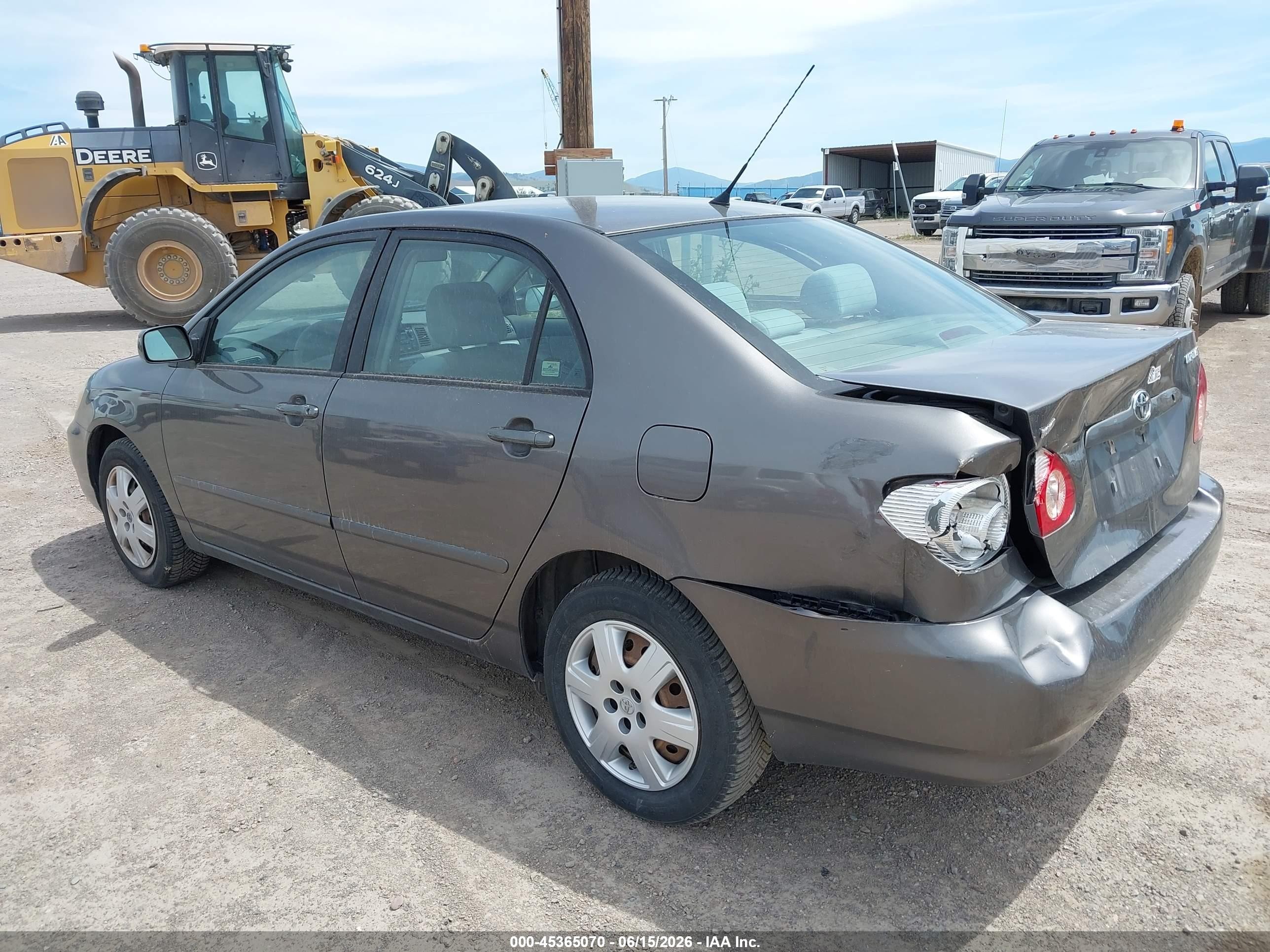 2008 Toyota Corolla Le Gray vin: 1NXBR30E98Z034093