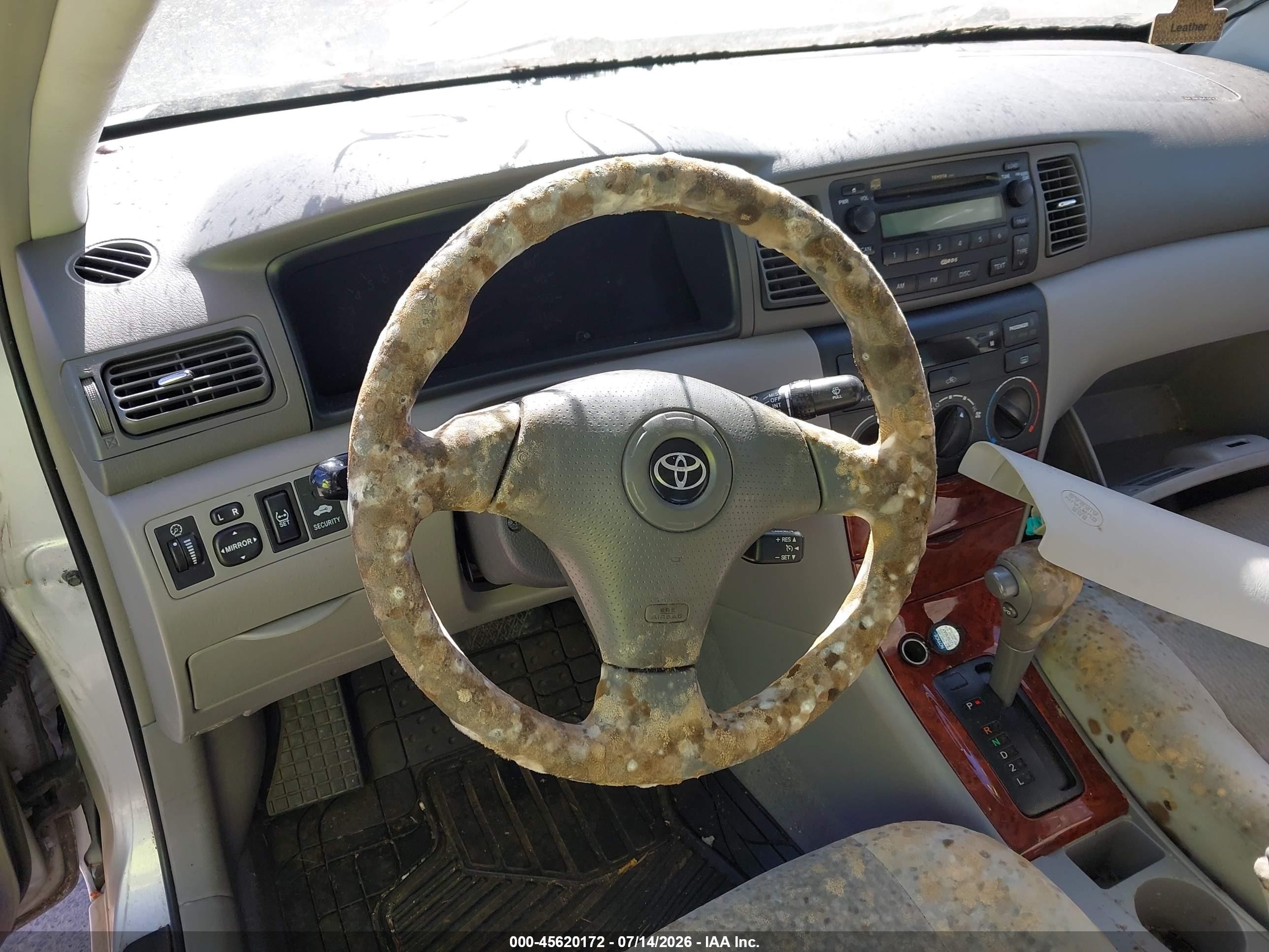 2008 Toyota Corolla Le Silver vin: 1NXBR30E98Z991002