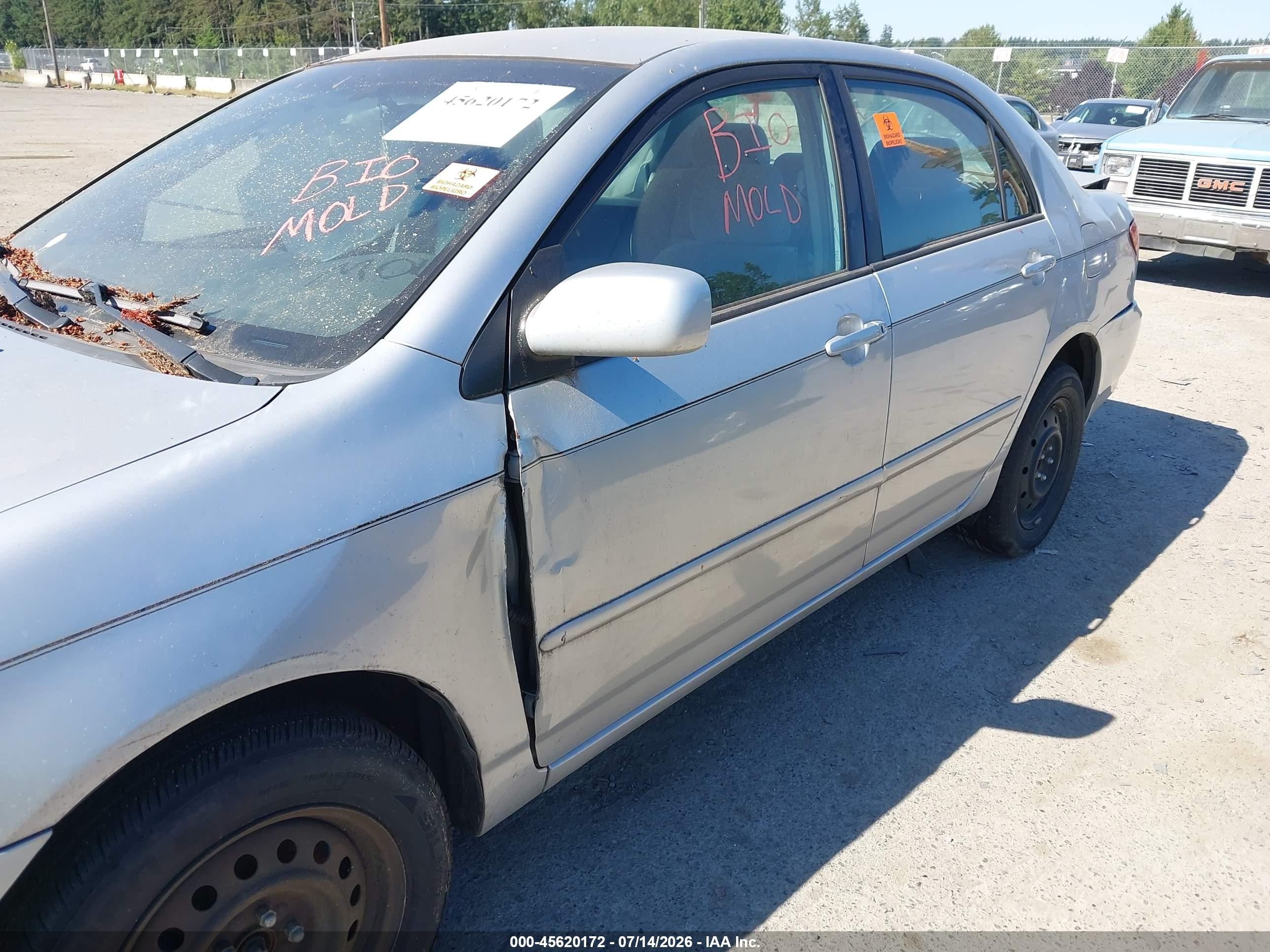 2008 Toyota Corolla Le Silver vin: 1NXBR30E98Z991002