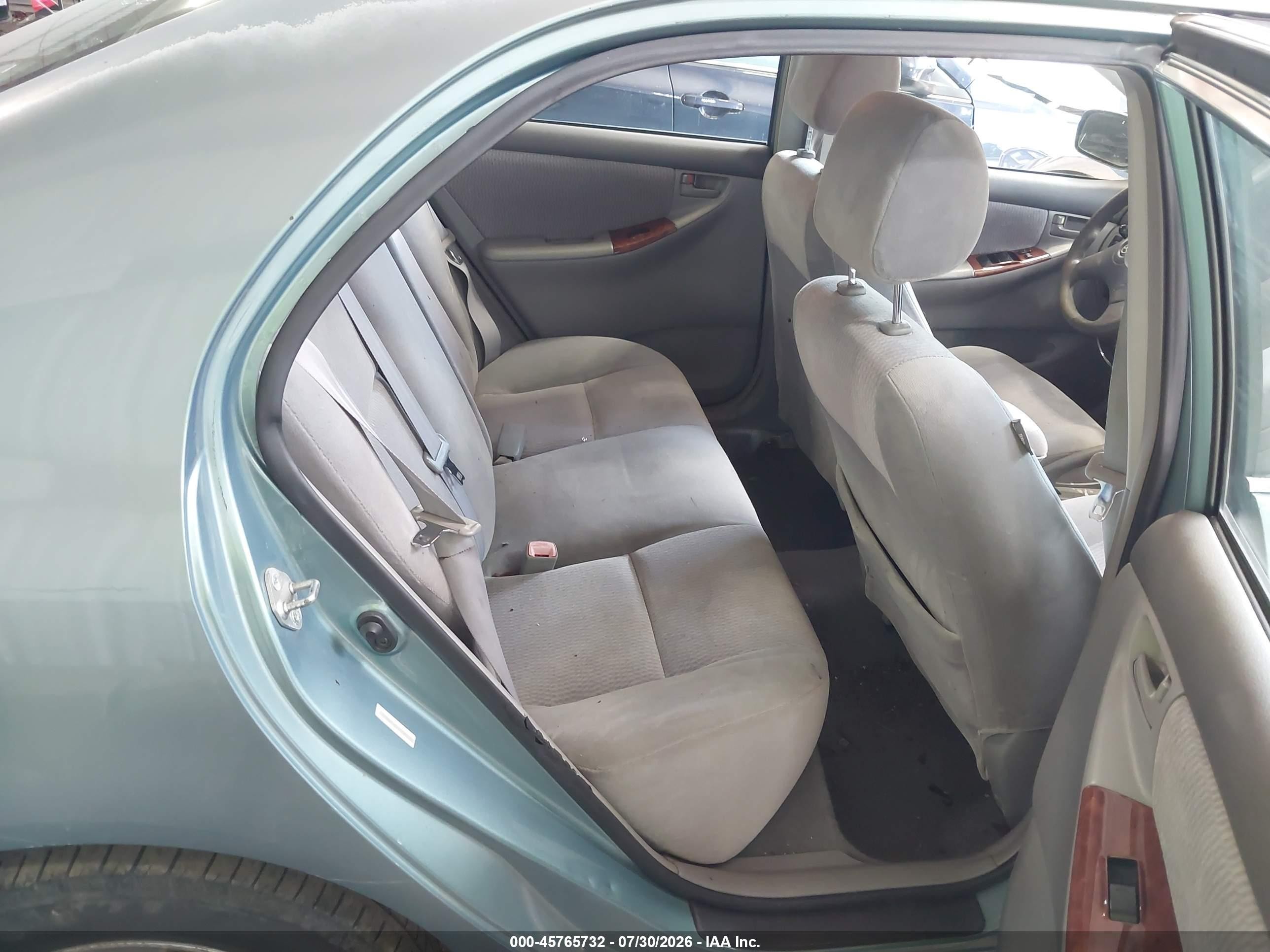2005 Toyota Corolla Le Light Blue vin: 1NXBR30EX5Z398101