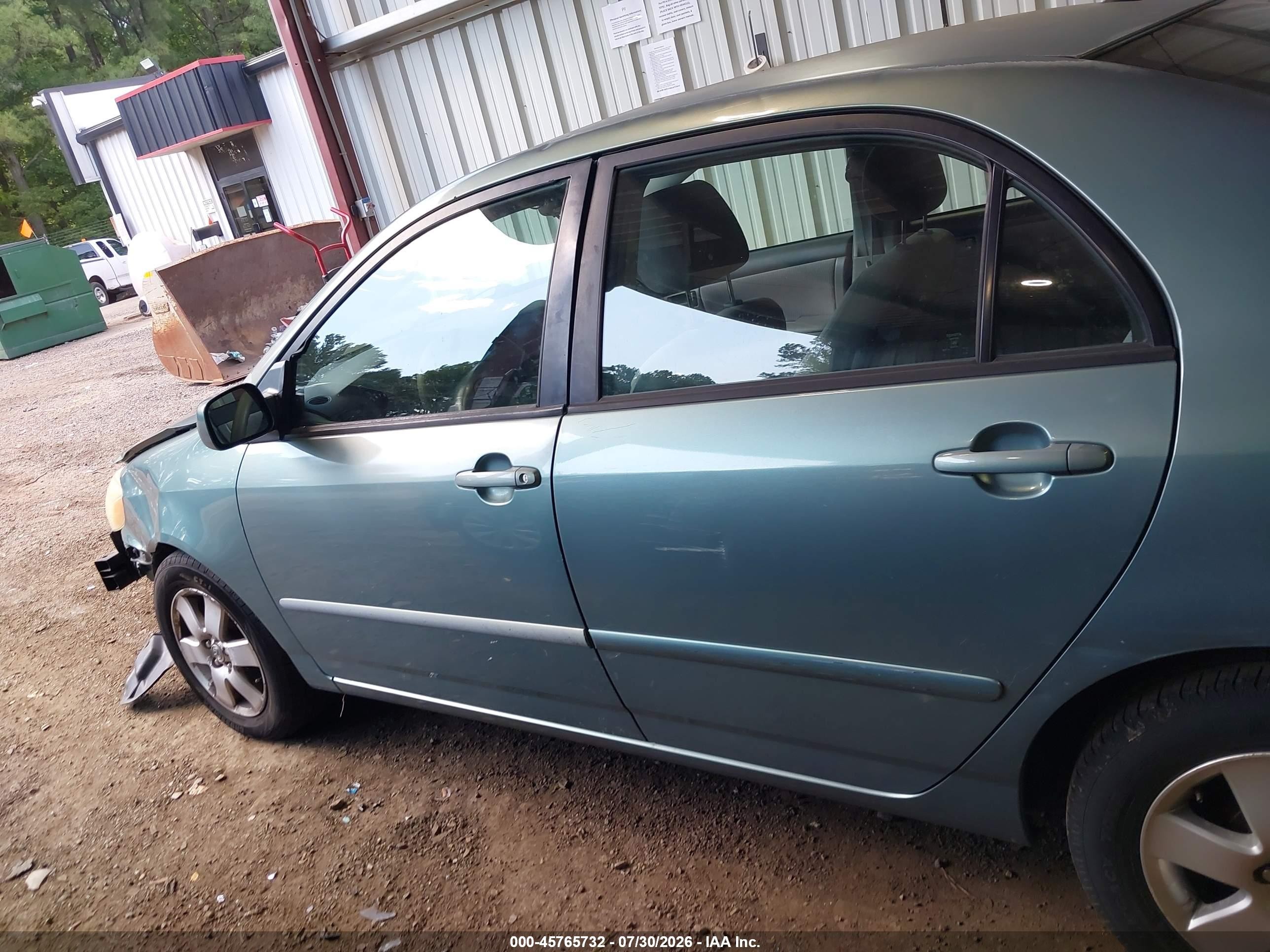 2005 Toyota Corolla Le Light Blue vin: 1NXBR30EX5Z398101