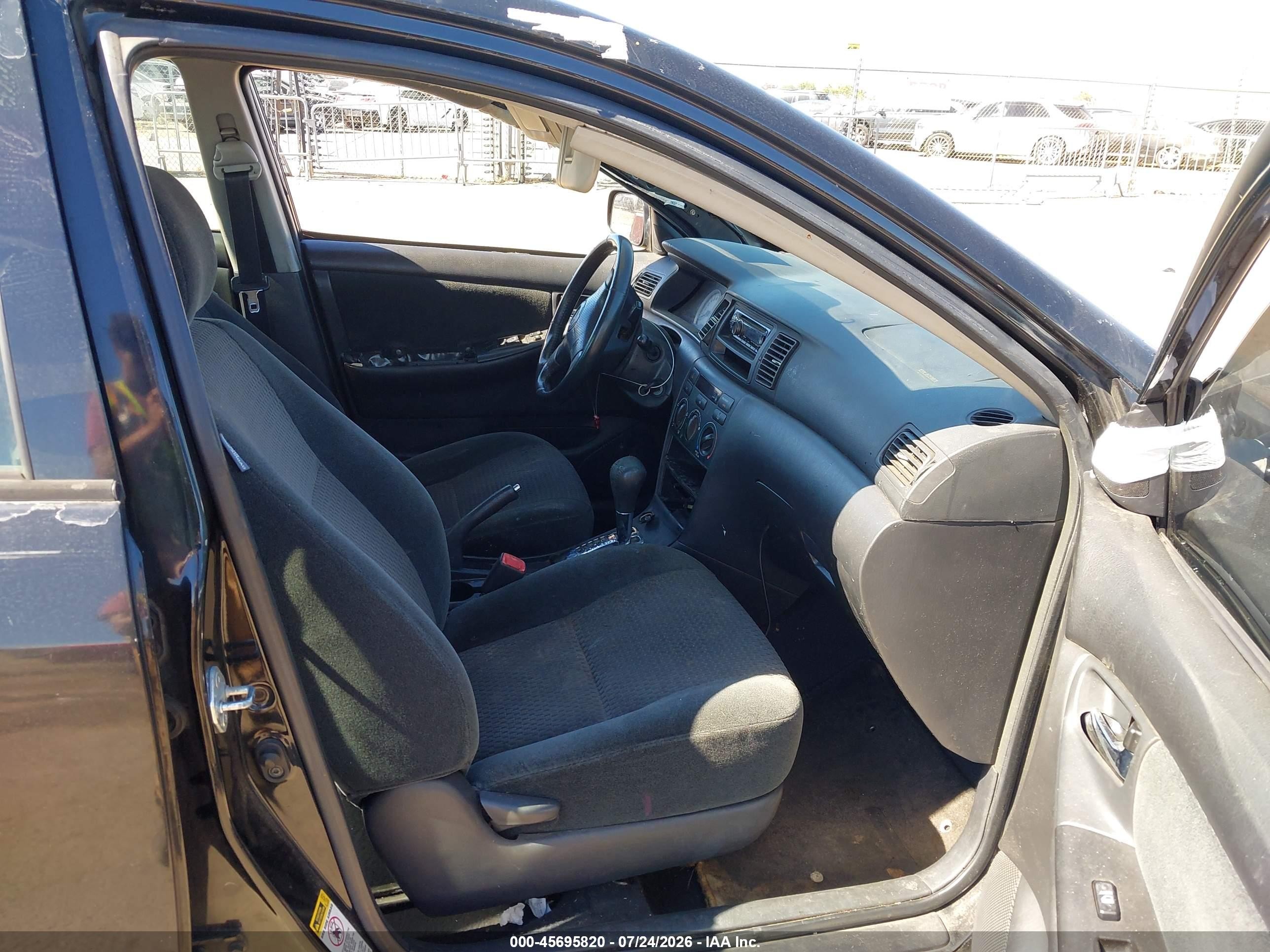 2007 Toyota Corolla S Black vin: 1NXBR30EX7Z800492