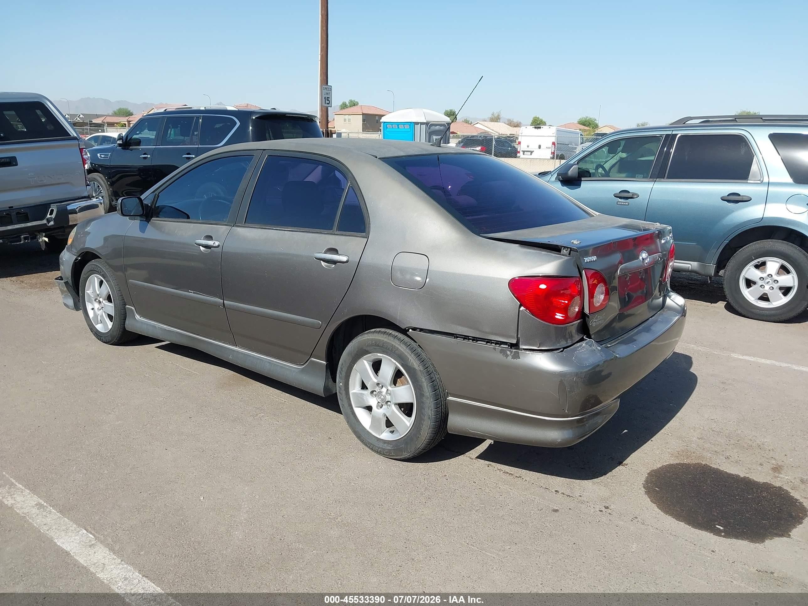 2007 Toyota Corolla S Gray vin: 1NXBR30EX7Z854908