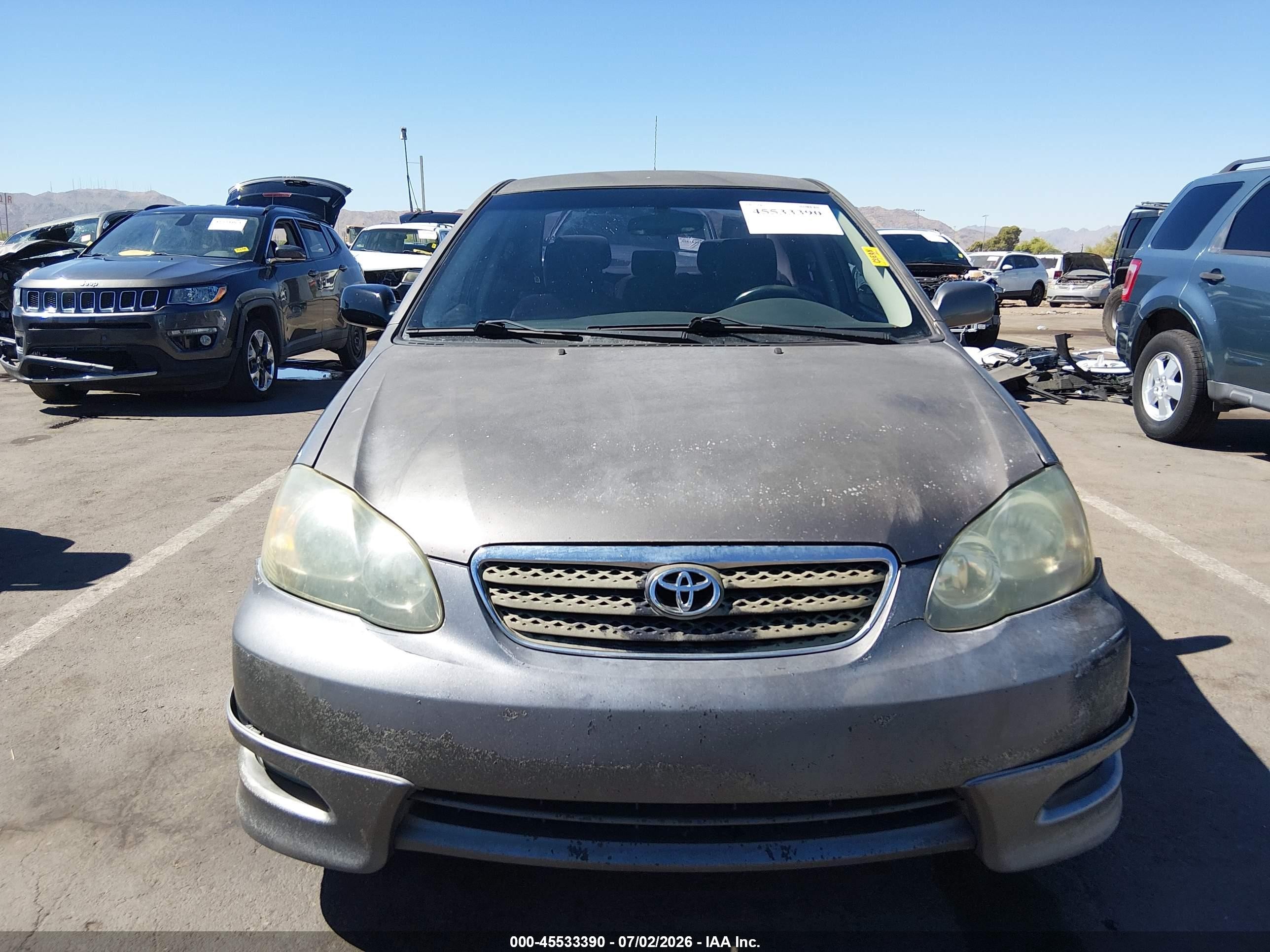 2007 Toyota Corolla S Gray vin: 1NXBR30EX7Z854908