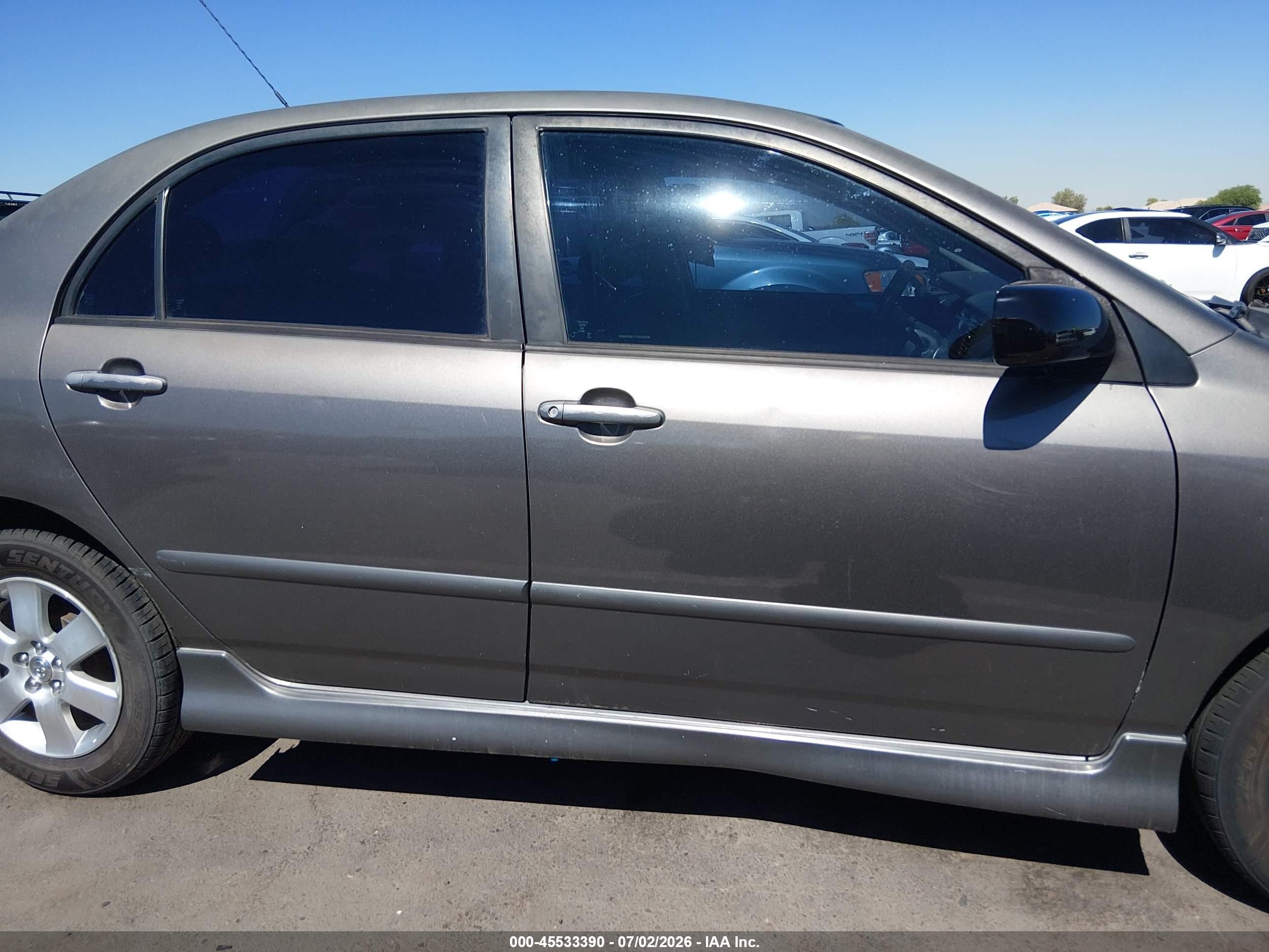 2007 Toyota Corolla S Gray vin: 1NXBR30EX7Z854908