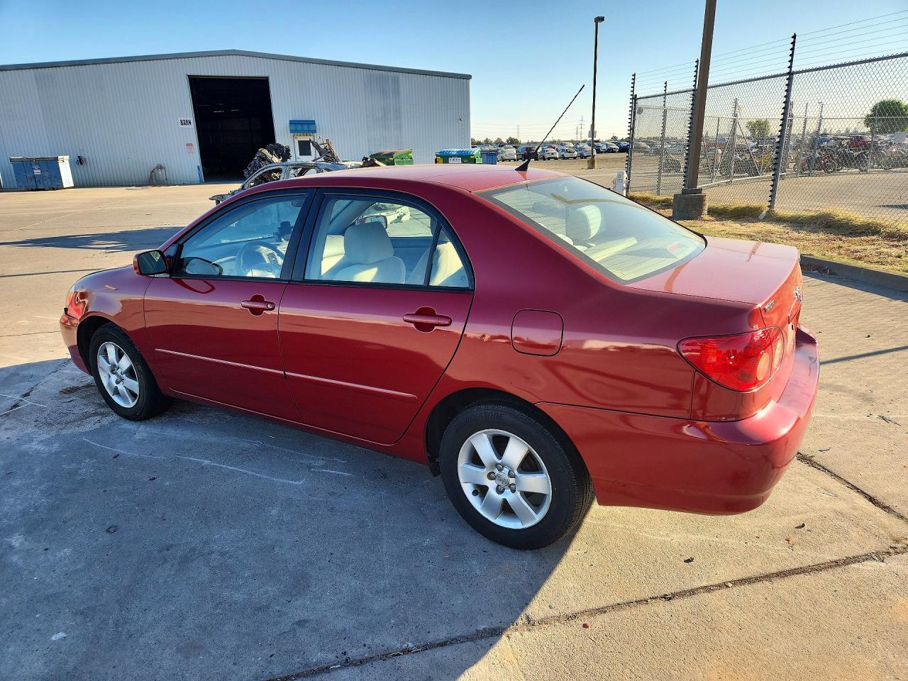 2007 Toyota Corolla Le Красный vin: 1NXBR30EX7Z857274