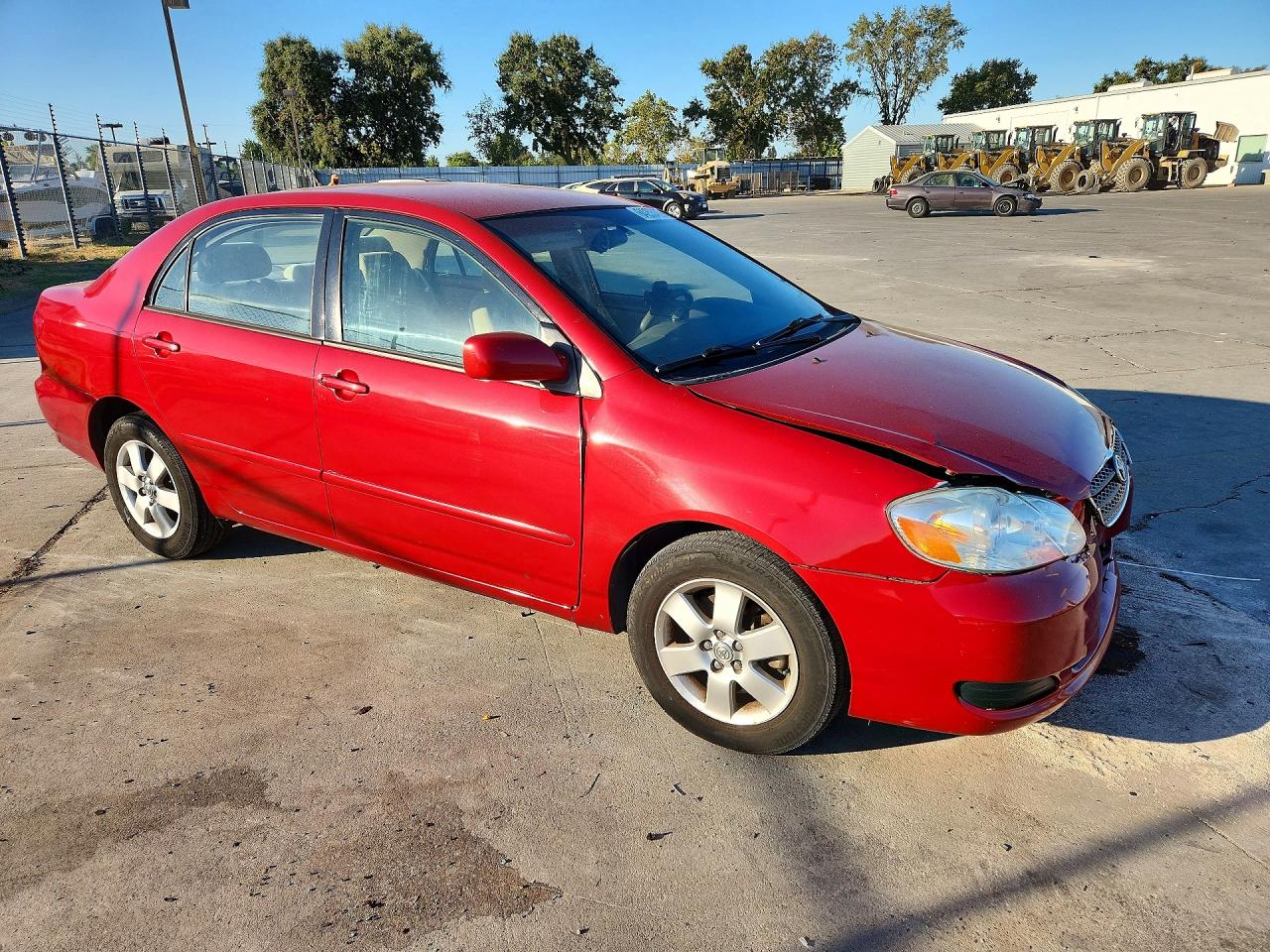 2007 Toyota Corolla Le Красный vin: 1NXBR30EX7Z857274