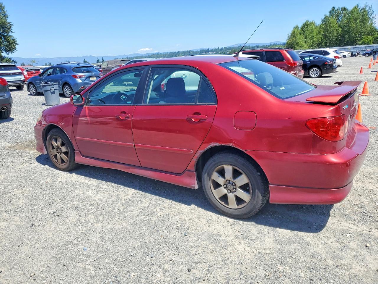 2007 Toyota Corolla S Red vin: 1NXBR30EX7Z867576