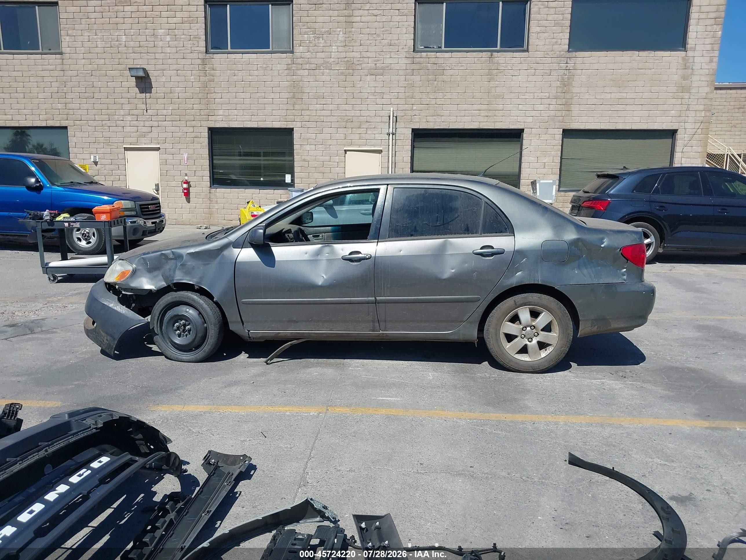 2007 Toyota Corolla Le Gray vin: 1NXBR30EX7Z919109