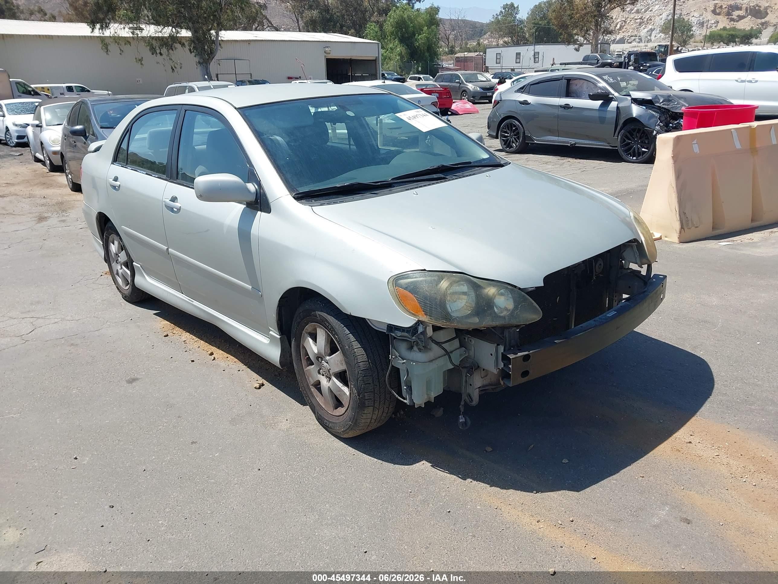 2003 Toyota Corolla S Серебряный vin: 1NXBR32E03Z041259