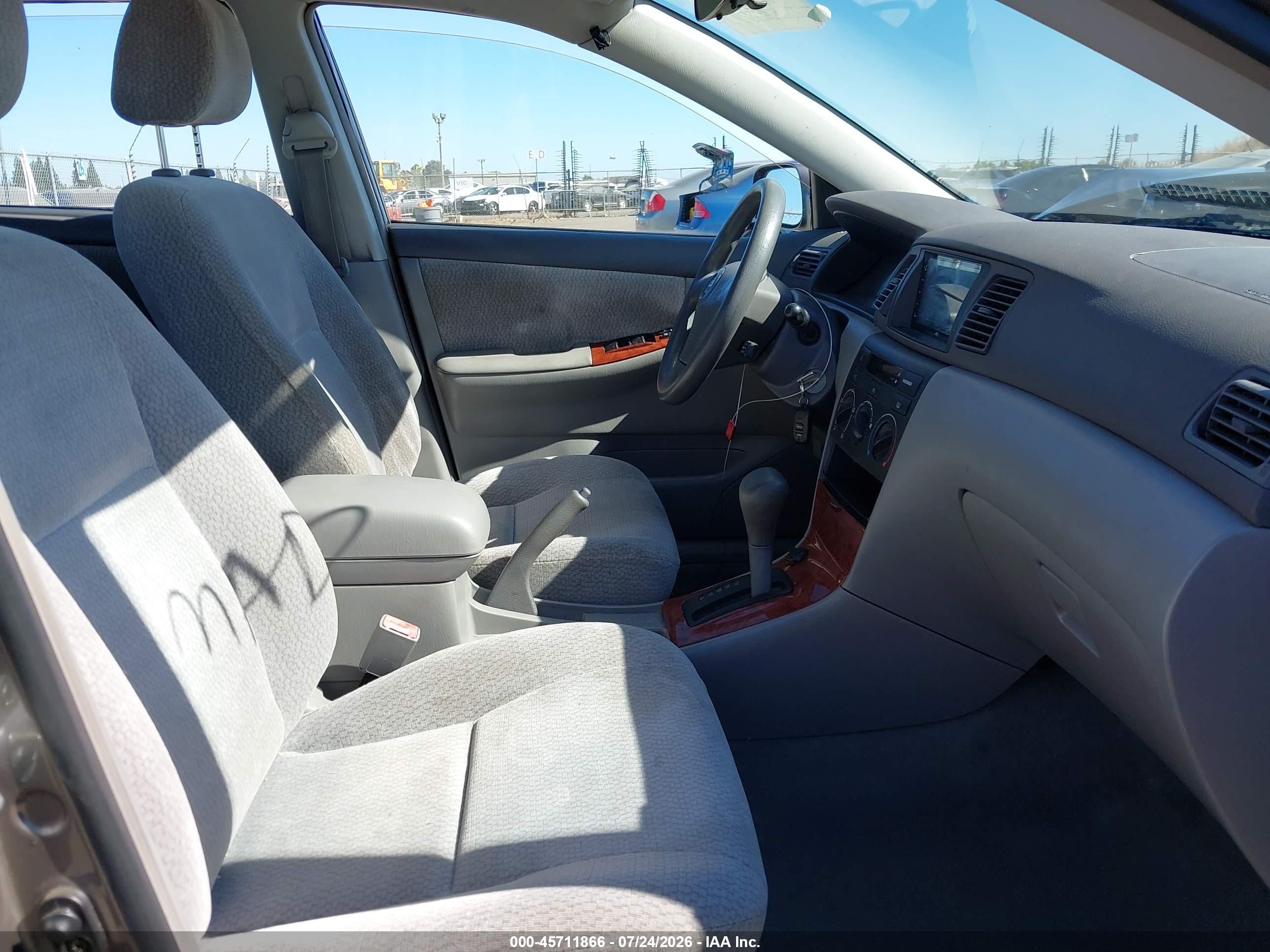 2003 Toyota Corolla Le Gray vin: 1NXBR32E03Z065349