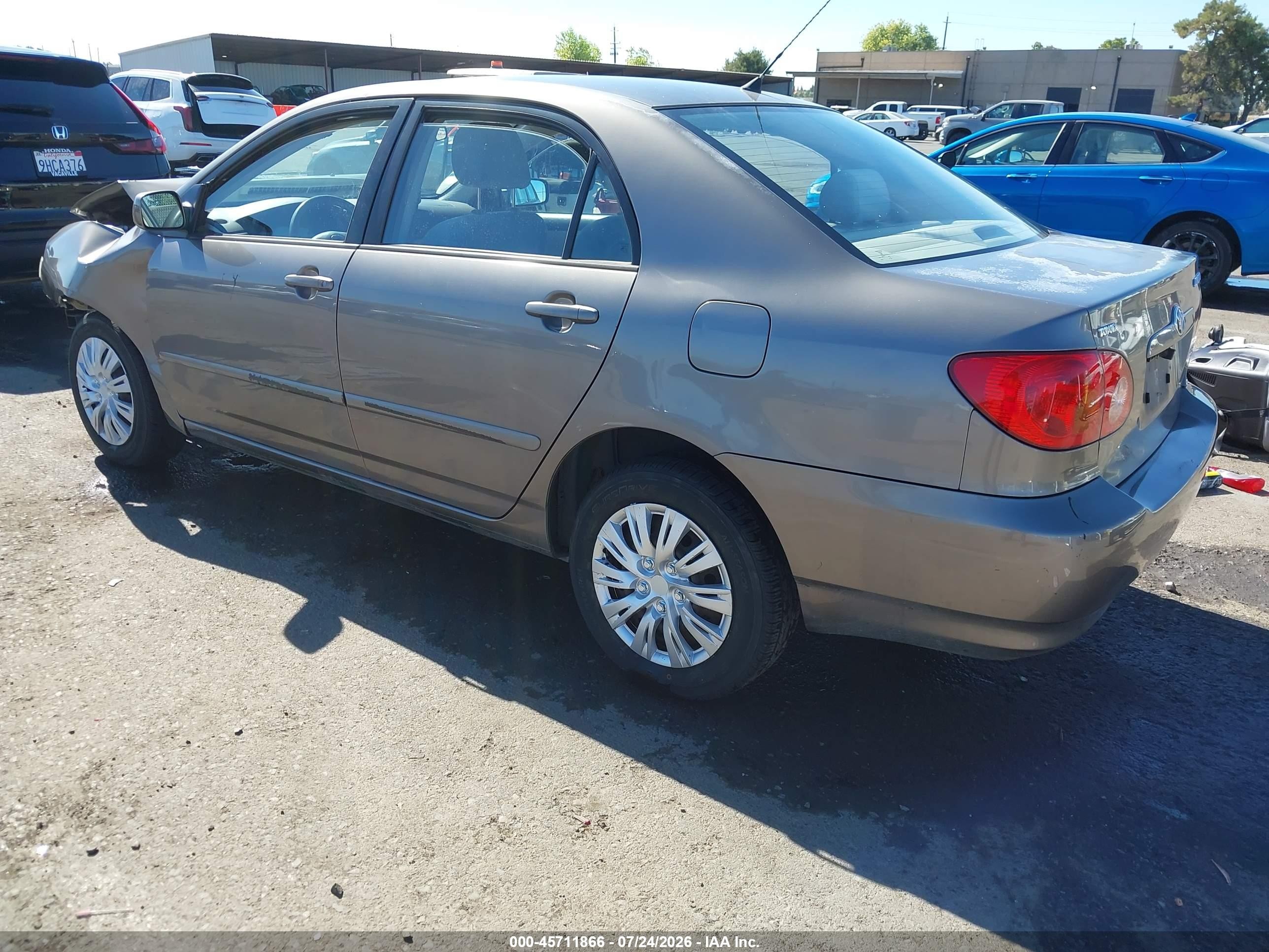 2003 Toyota Corolla Le Gray vin: 1NXBR32E03Z065349