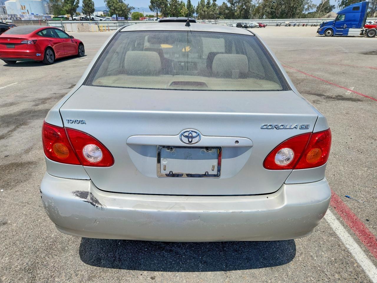 2003 Toyota Corolla Ce Серый vin: 1NXBR32E03Z181778