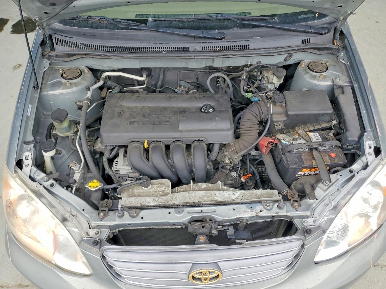 2004 Toyota Corolla Ce Gray vin: 1NXBR32E04Z232102