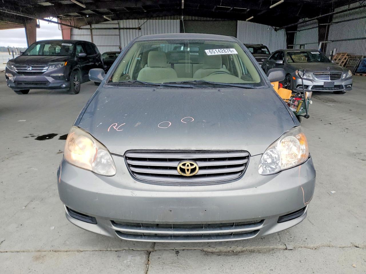 2004 Toyota Corolla Ce Gray vin: 1NXBR32E04Z232102