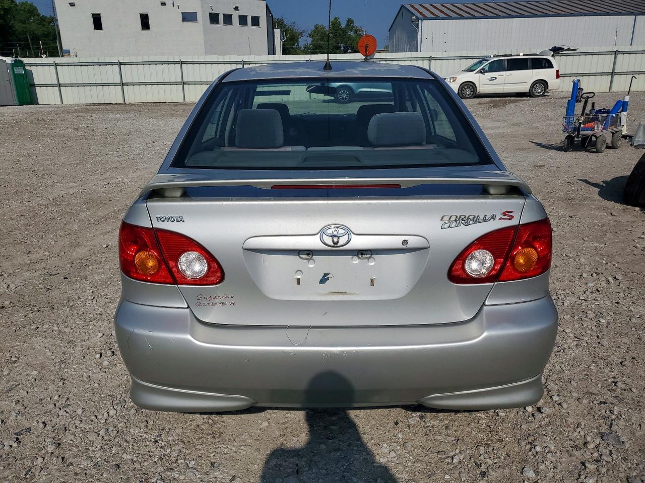 2004 Toyota Corolla S Silver vin: 1NXBR32E04Z333477