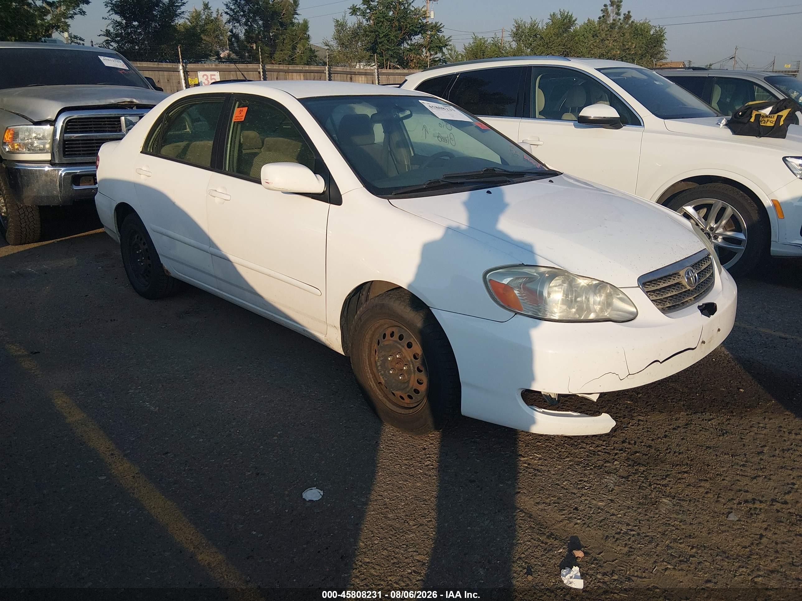 2005 Toyota Corolla Ce/le/s White vin: 1NXBR32E05Z447562