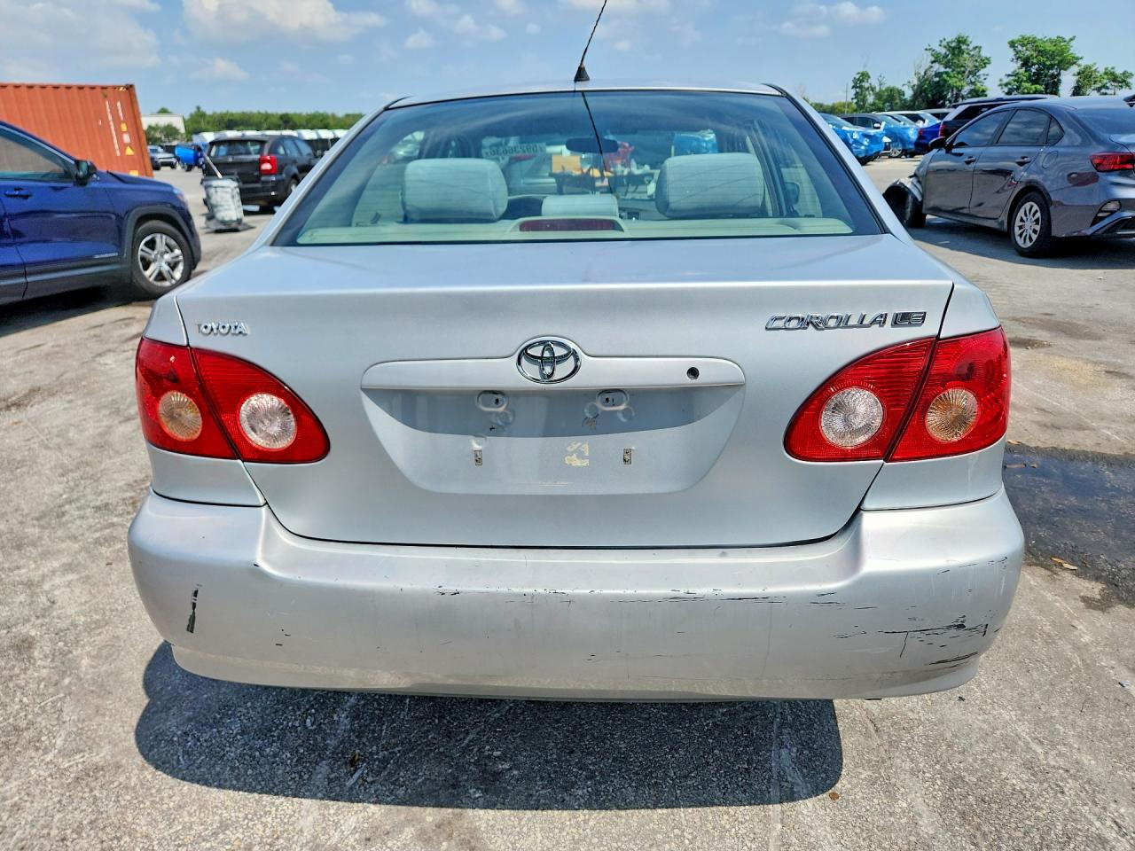 2005 Toyota Corolla Le Silver vin: 1NXBR32E05Z458366