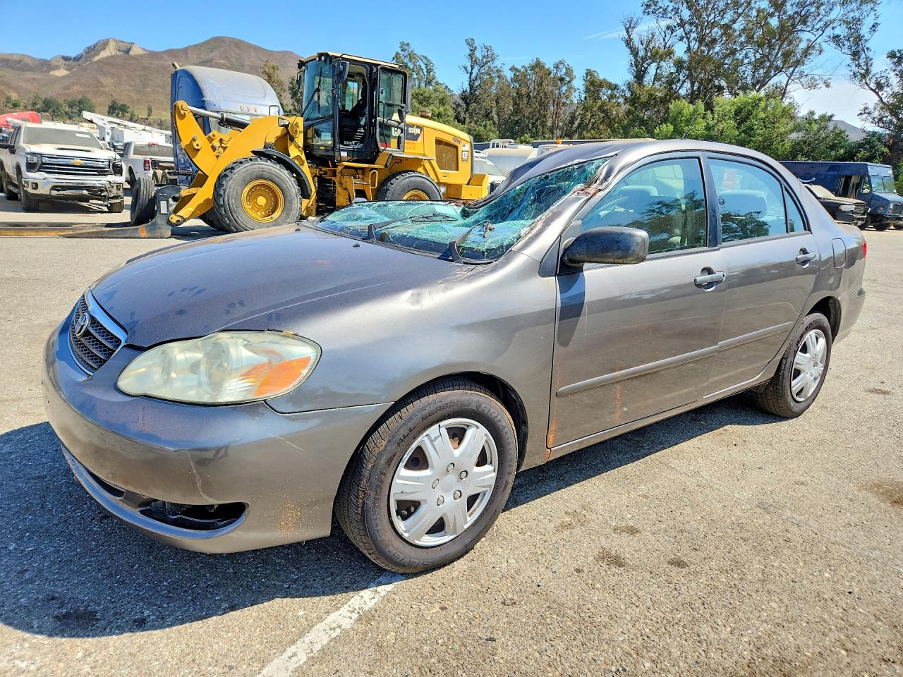 2005 Toyota Corolla Le Gray vin: 1NXBR32E05Z507954