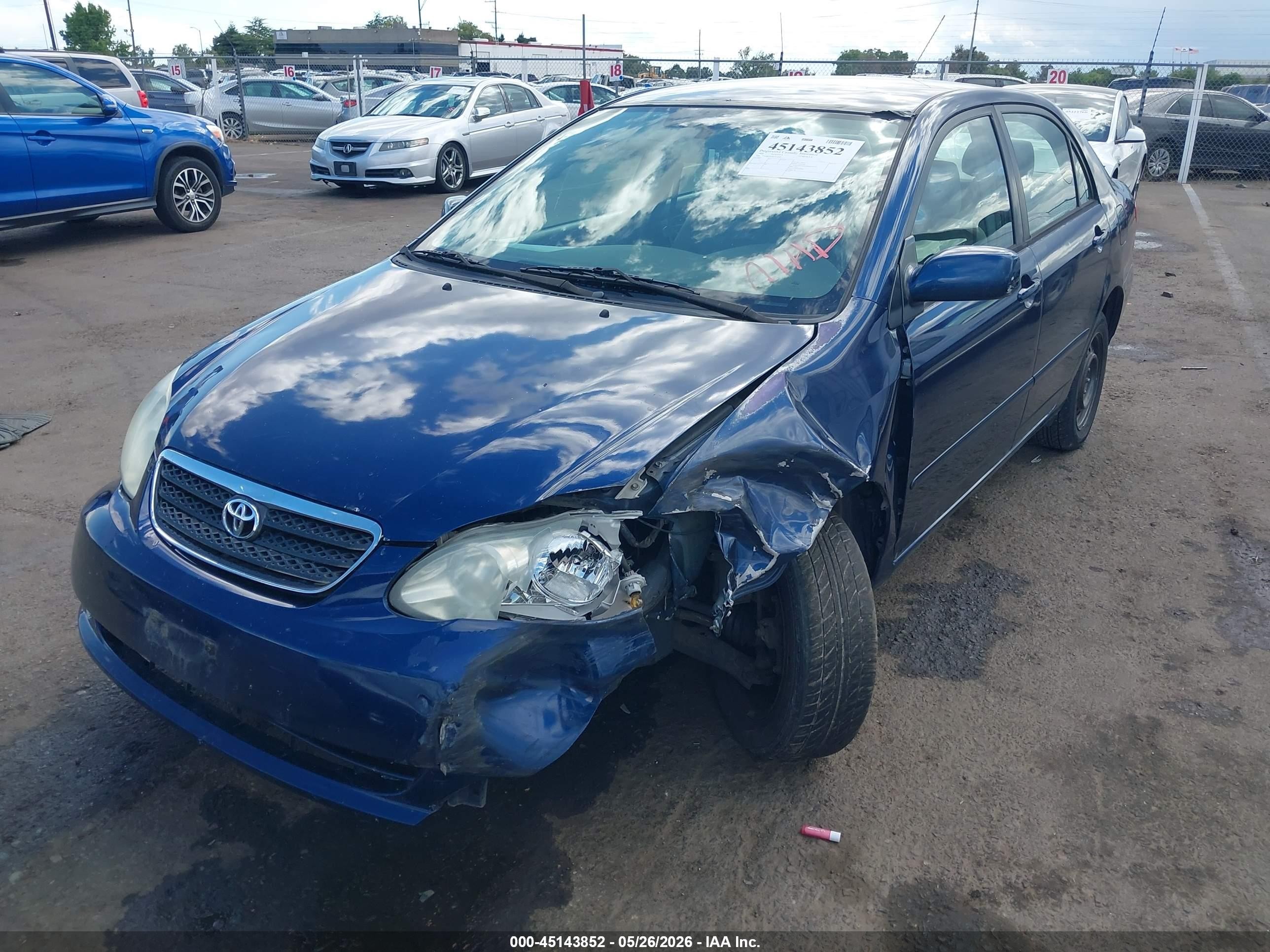 2006 Toyota Corolla Le Синий vin: 1NXBR32E06Z571493