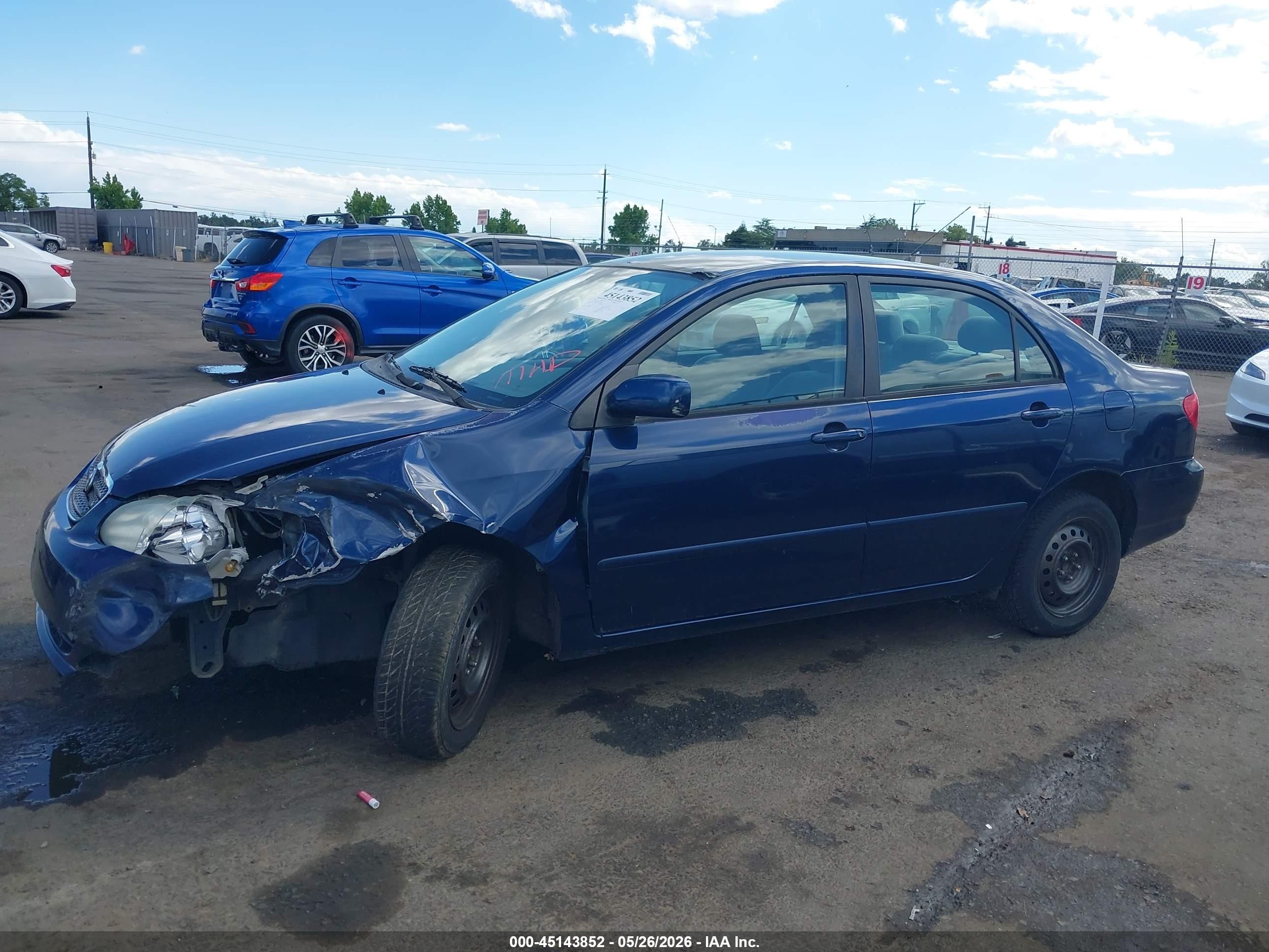 2006 Toyota Corolla Le Синий vin: 1NXBR32E06Z571493