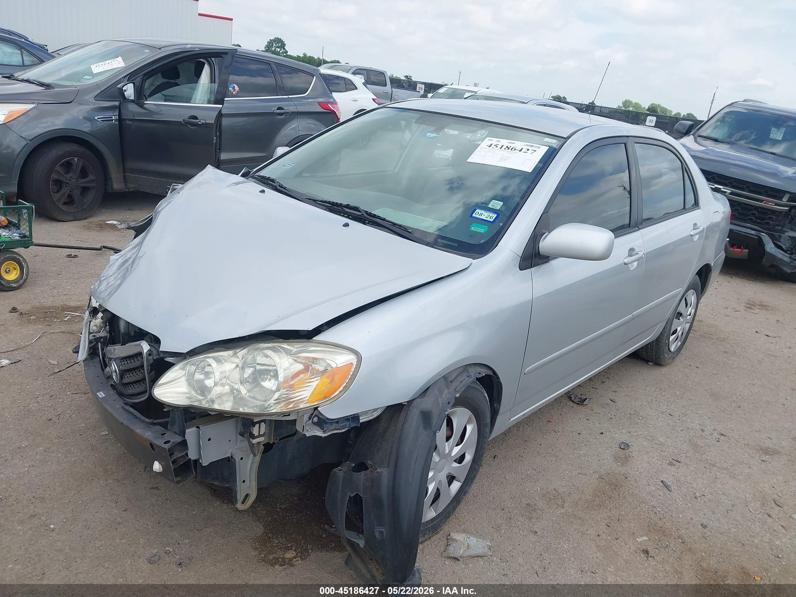 2006 Toyota Corolla Le Silver vin: 1NXBR32E06Z582610