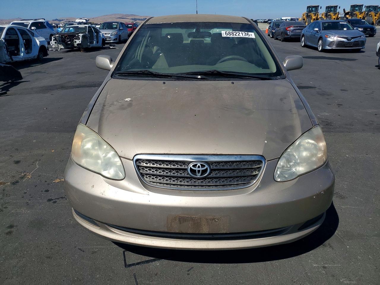 2006 Toyota Corolla Le Beige vin: 1NXBR32E06Z603553