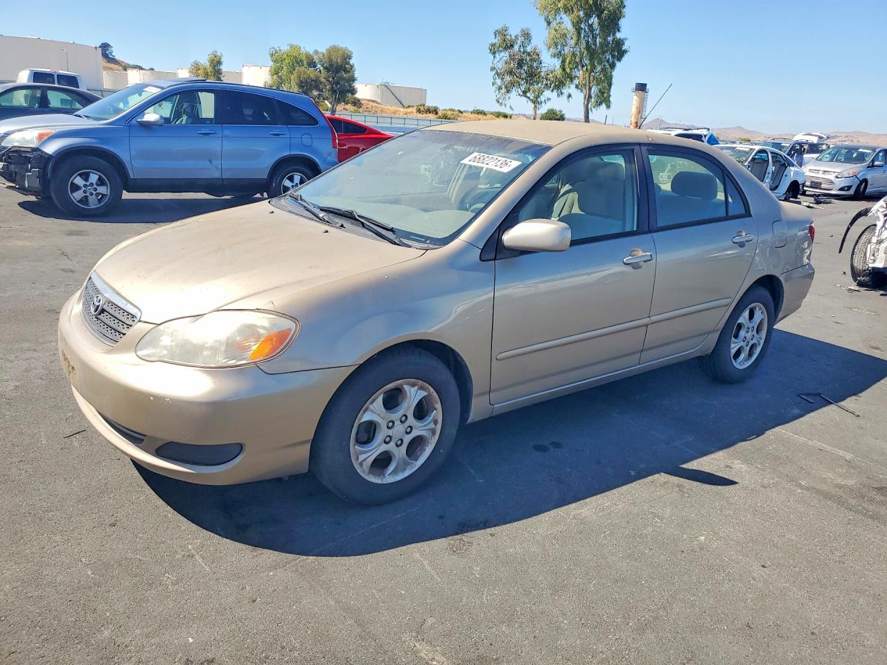 2006 Toyota Corolla Le Beige vin: 1NXBR32E06Z603553