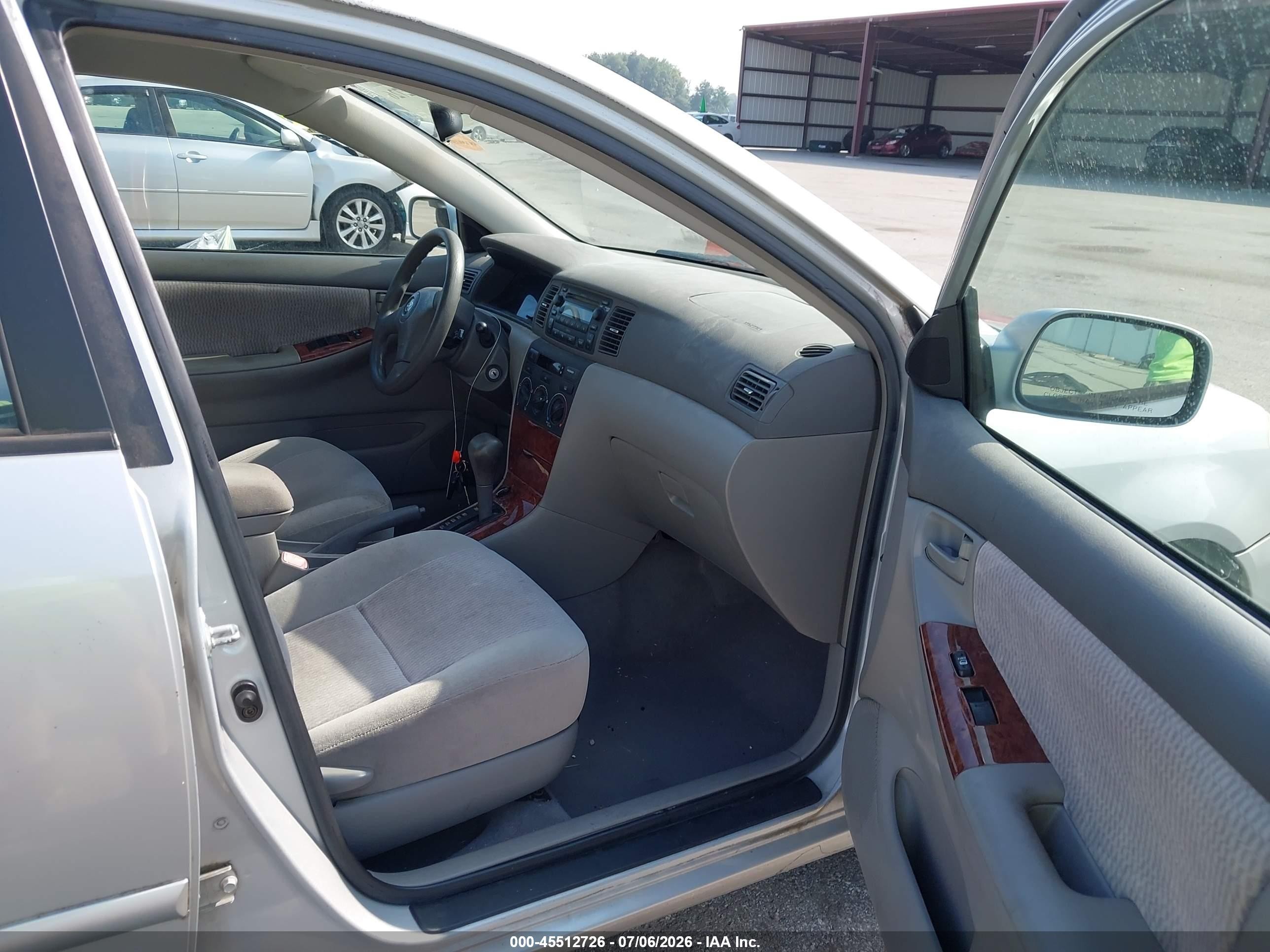 2006 Toyota Corolla Le Silver vin: 1NXBR32E06Z639775