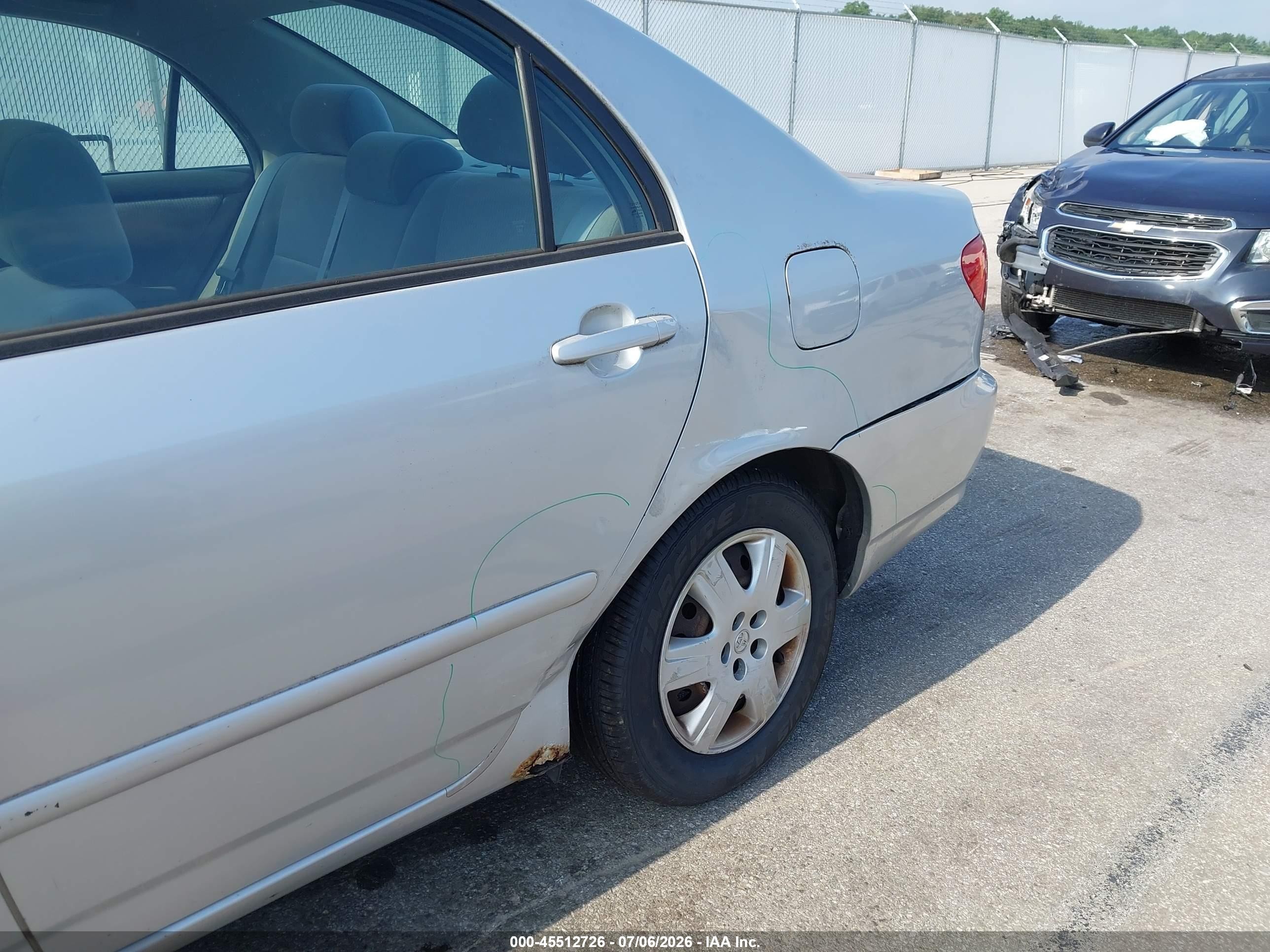 2006 Toyota Corolla Le Silver vin: 1NXBR32E06Z639775
