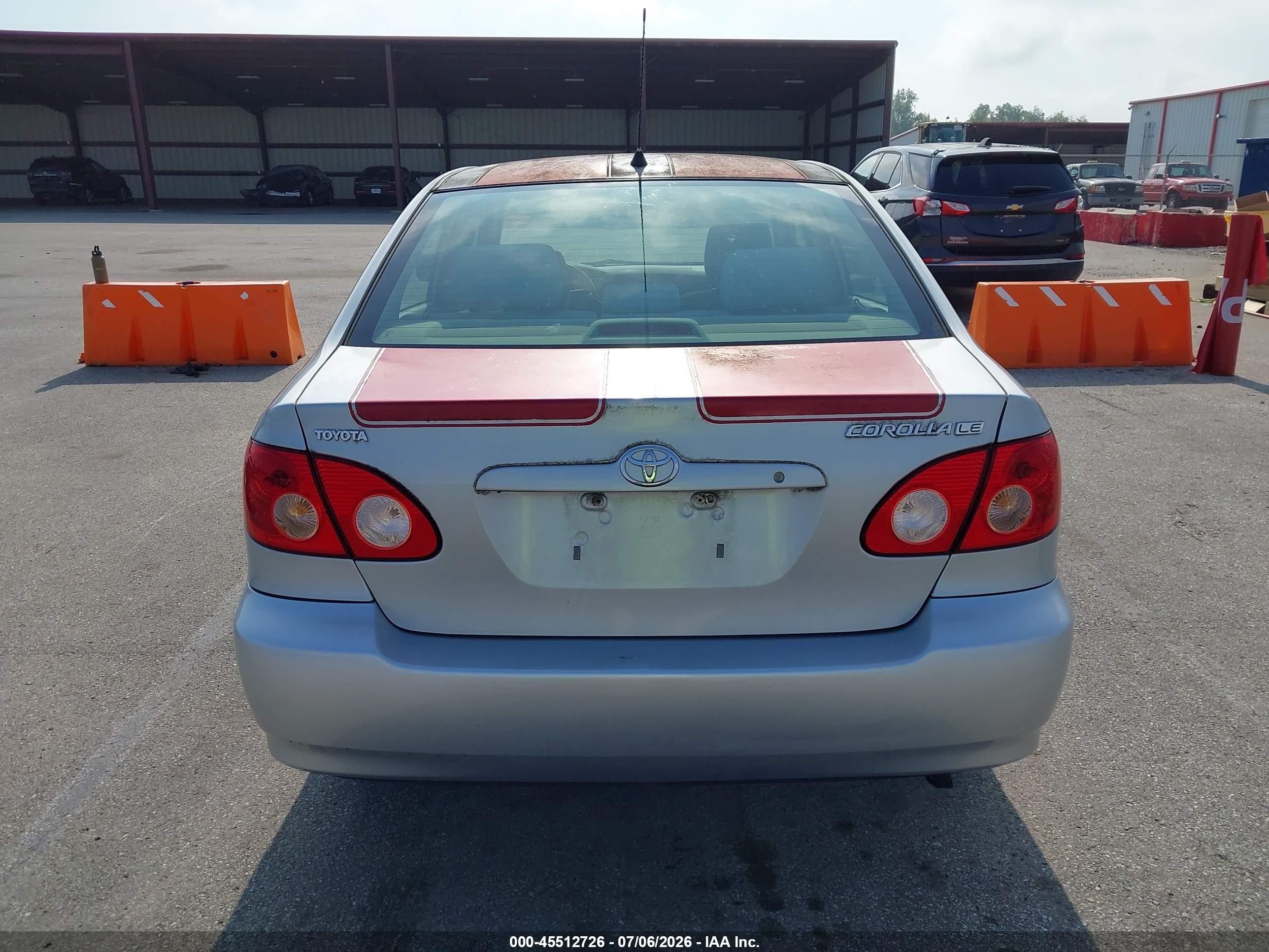 2006 Toyota Corolla Le Silver vin: 1NXBR32E06Z639775