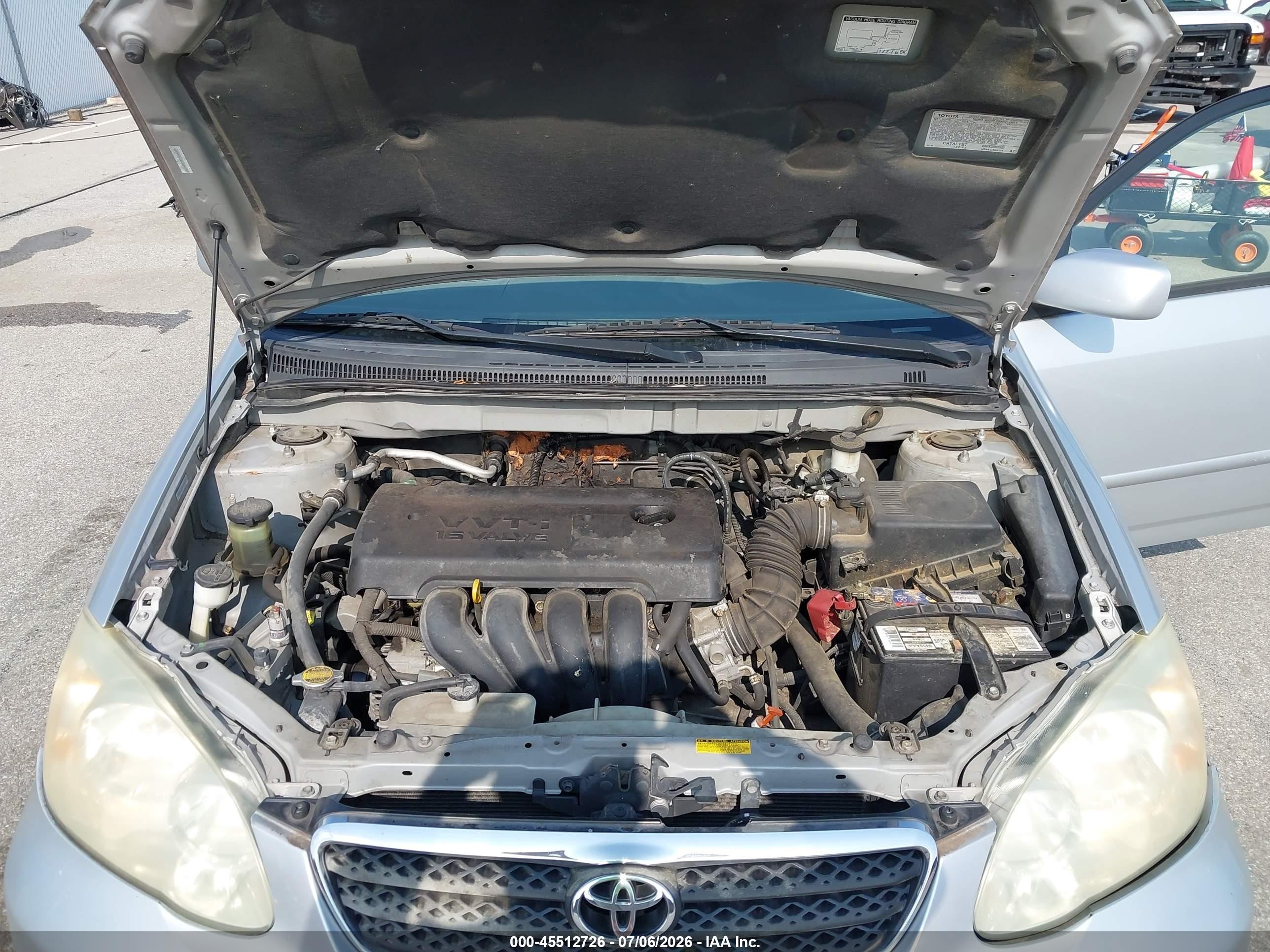 2006 Toyota Corolla Le Silver vin: 1NXBR32E06Z639775