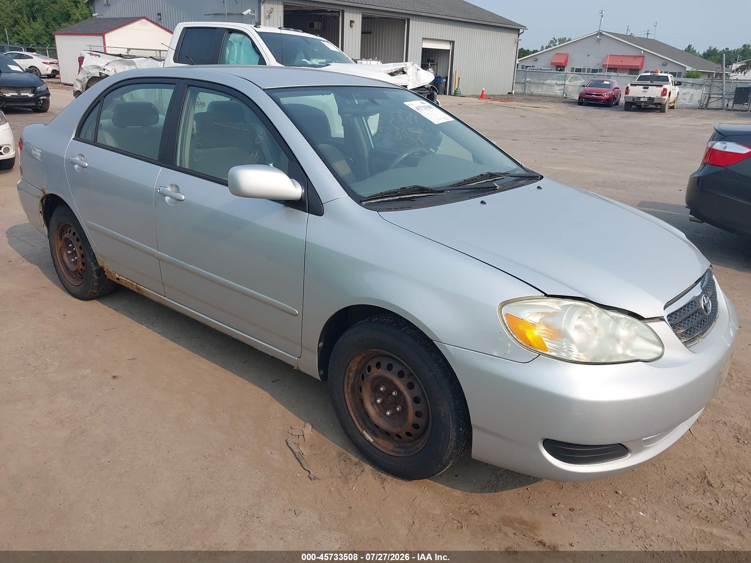 2006 Toyota Corolla Le Gray vin: 1NXBR32E06Z646497