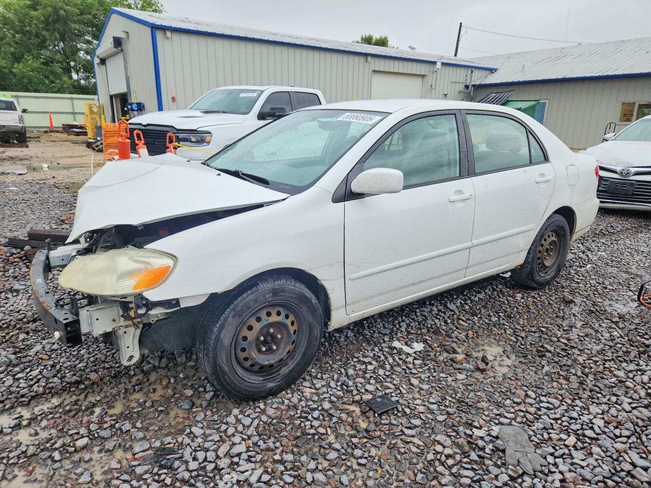 2006 Toyota Corolla Le White vin: 1NXBR32E06Z650856