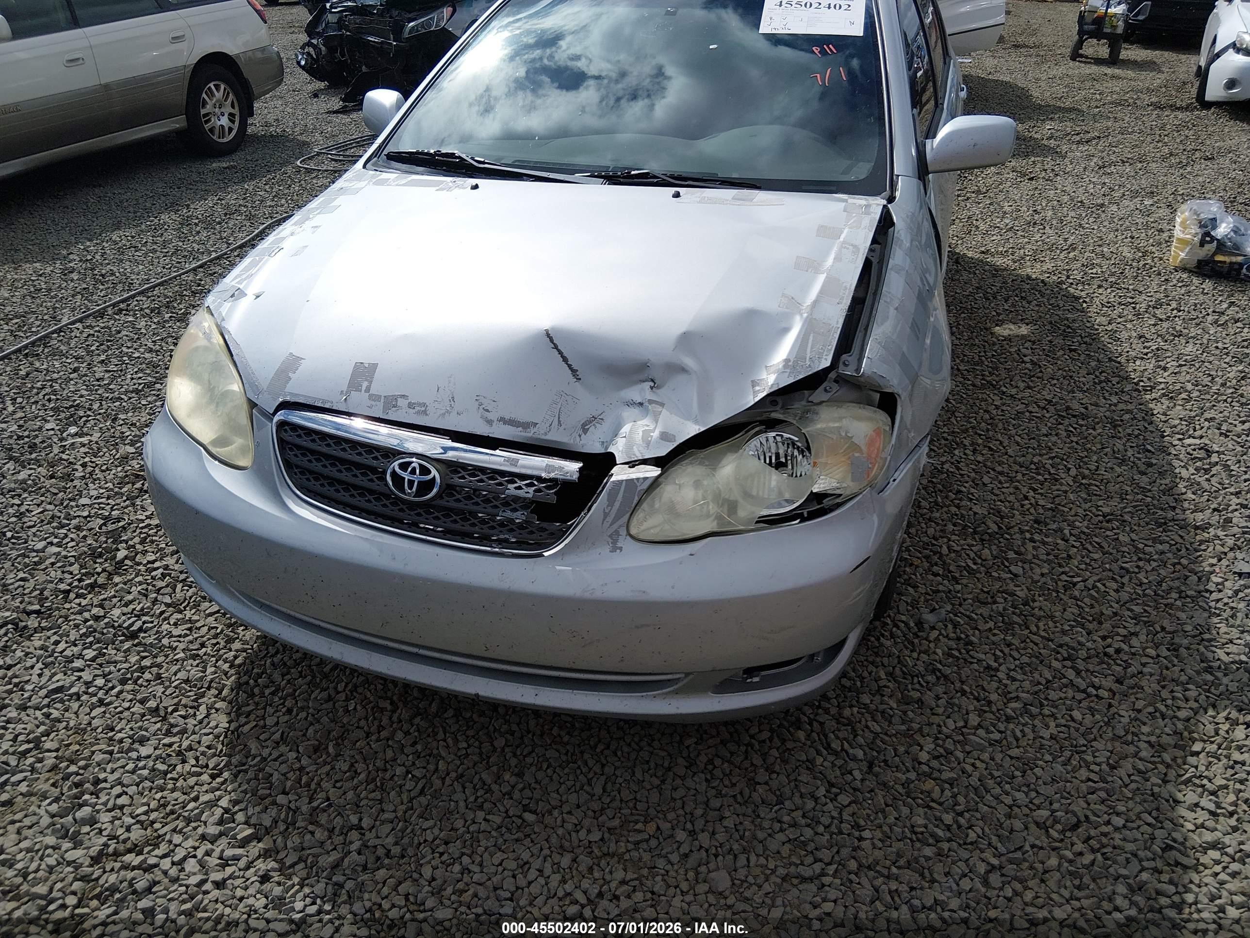 2006 Toyota Corolla Le Серый vin: 1NXBR32E06Z693111
