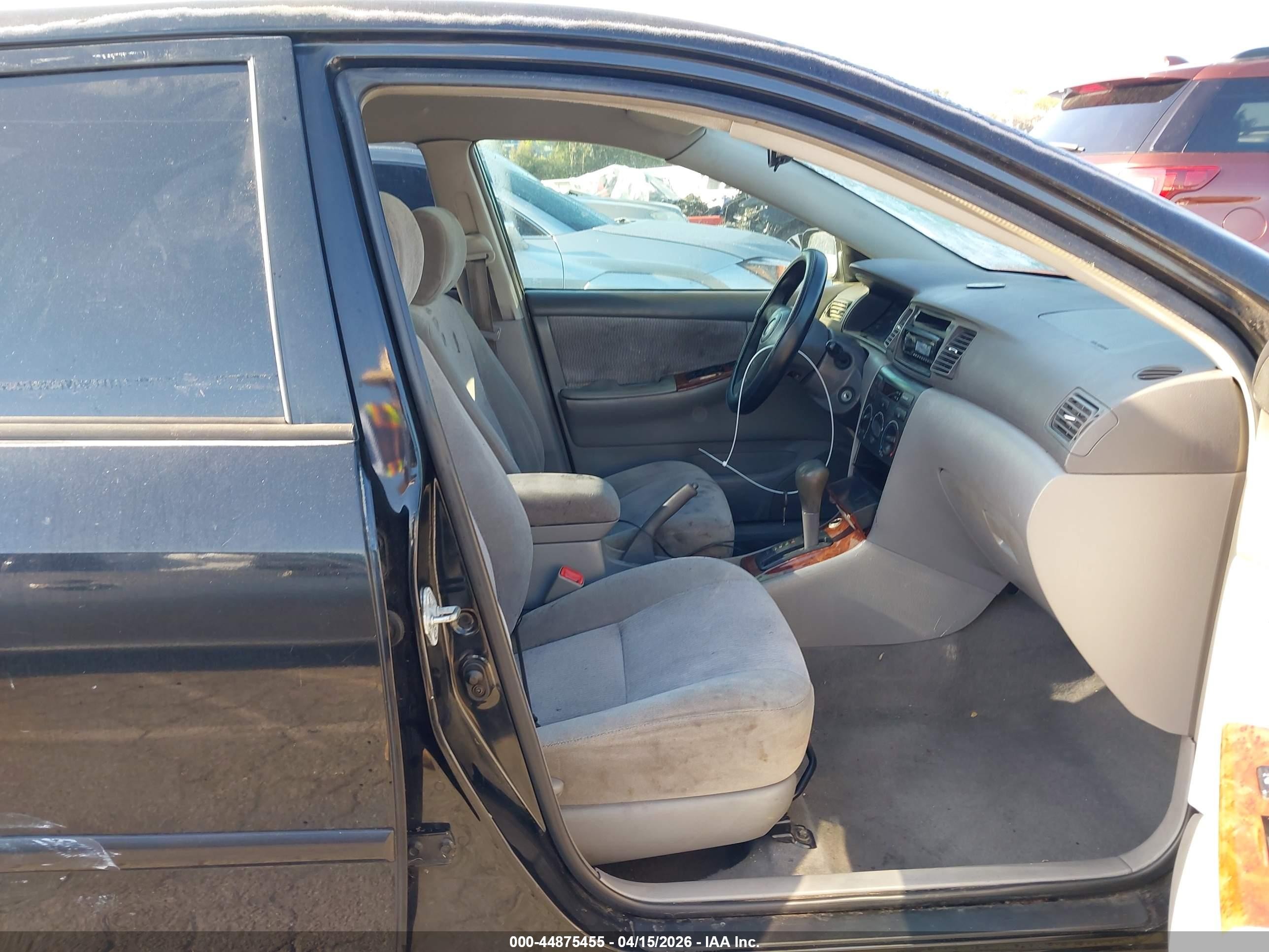 2006 Toyota Corolla Le Black vin: 1NXBR32E06Z701188
