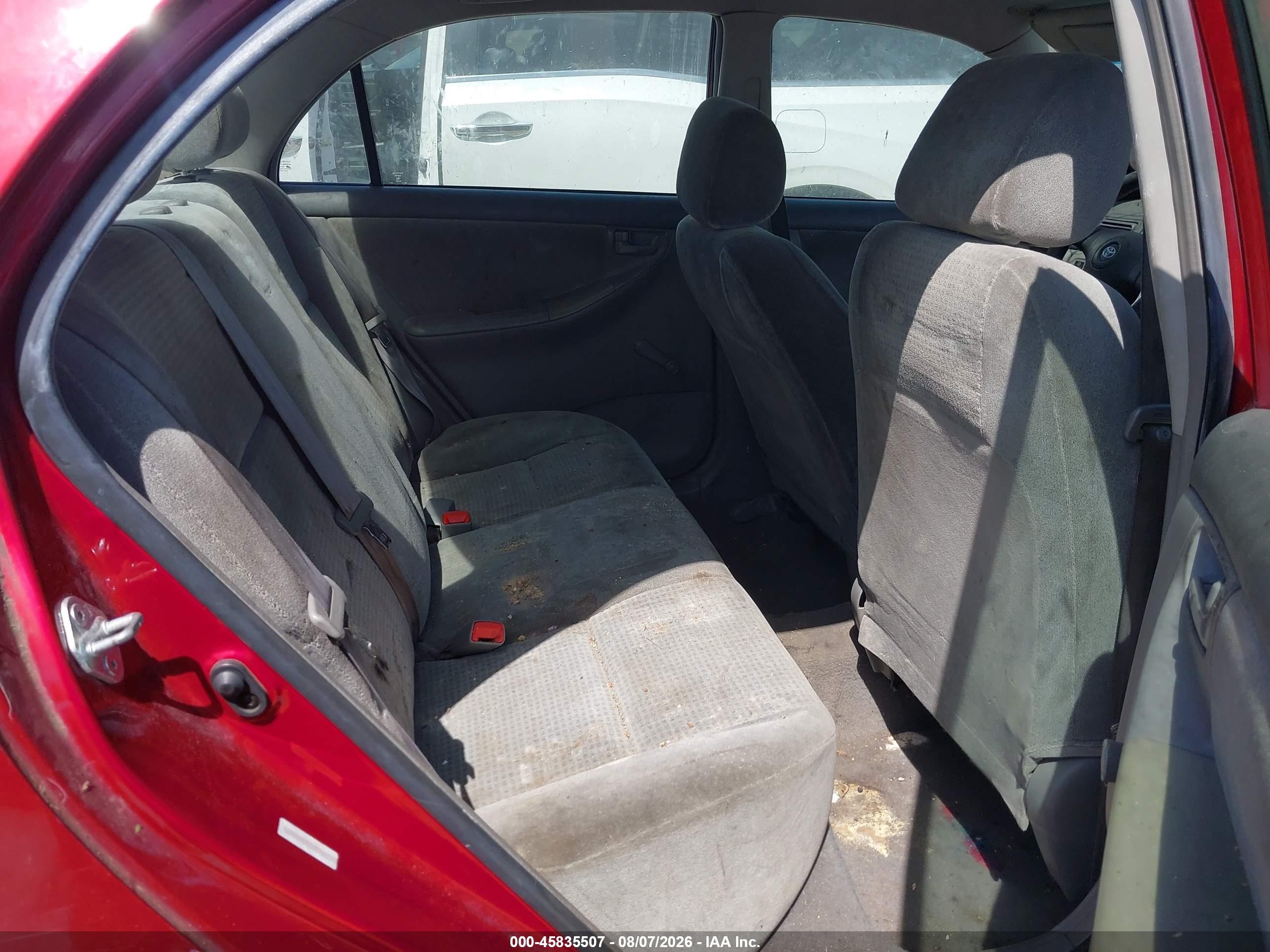 2006 Toyota Corolla Ce Red vin: 1NXBR32E06Z714880