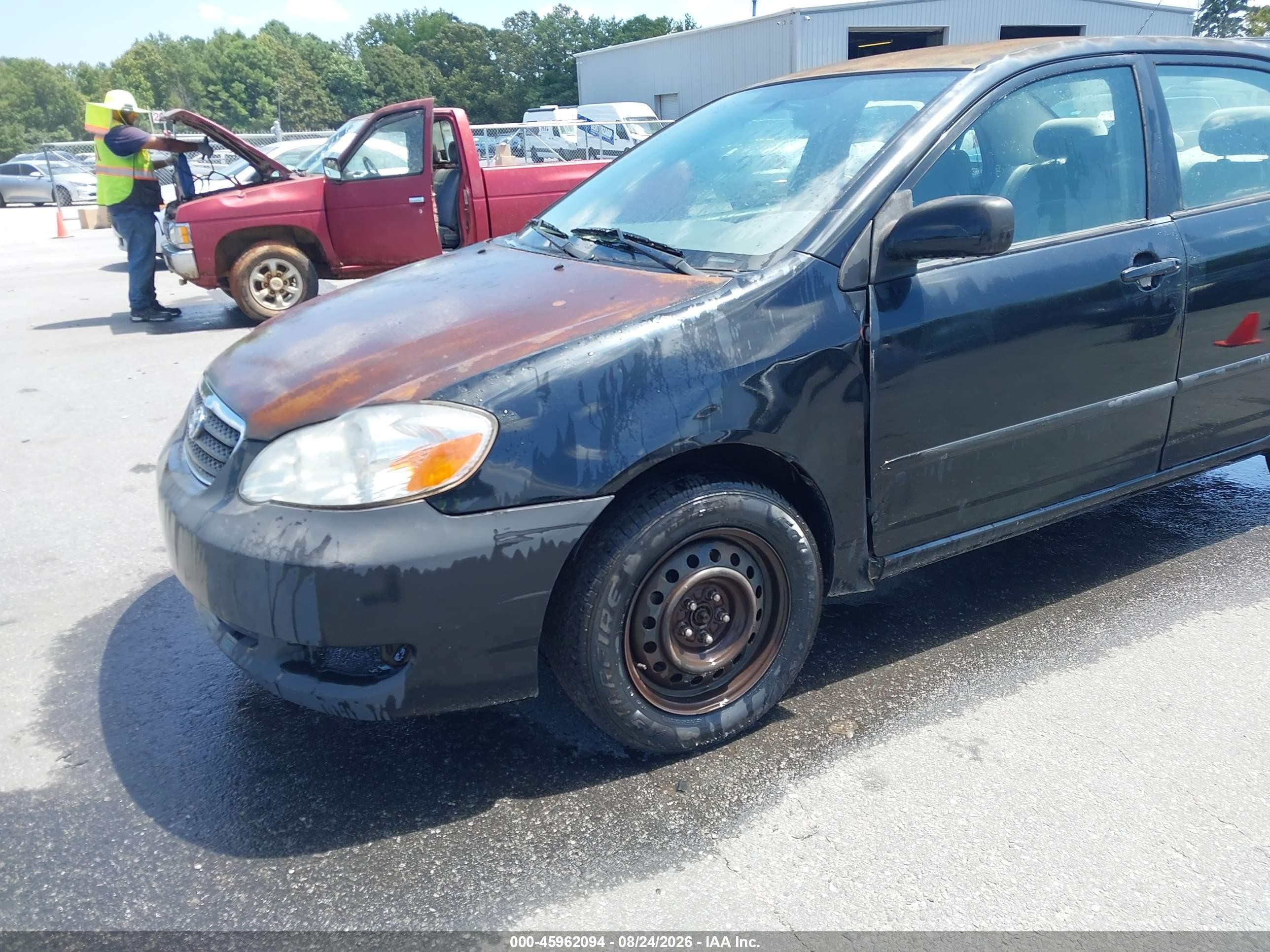 2006 Toyota Corolla Ce Black vin: 1NXBR32E06Z719691