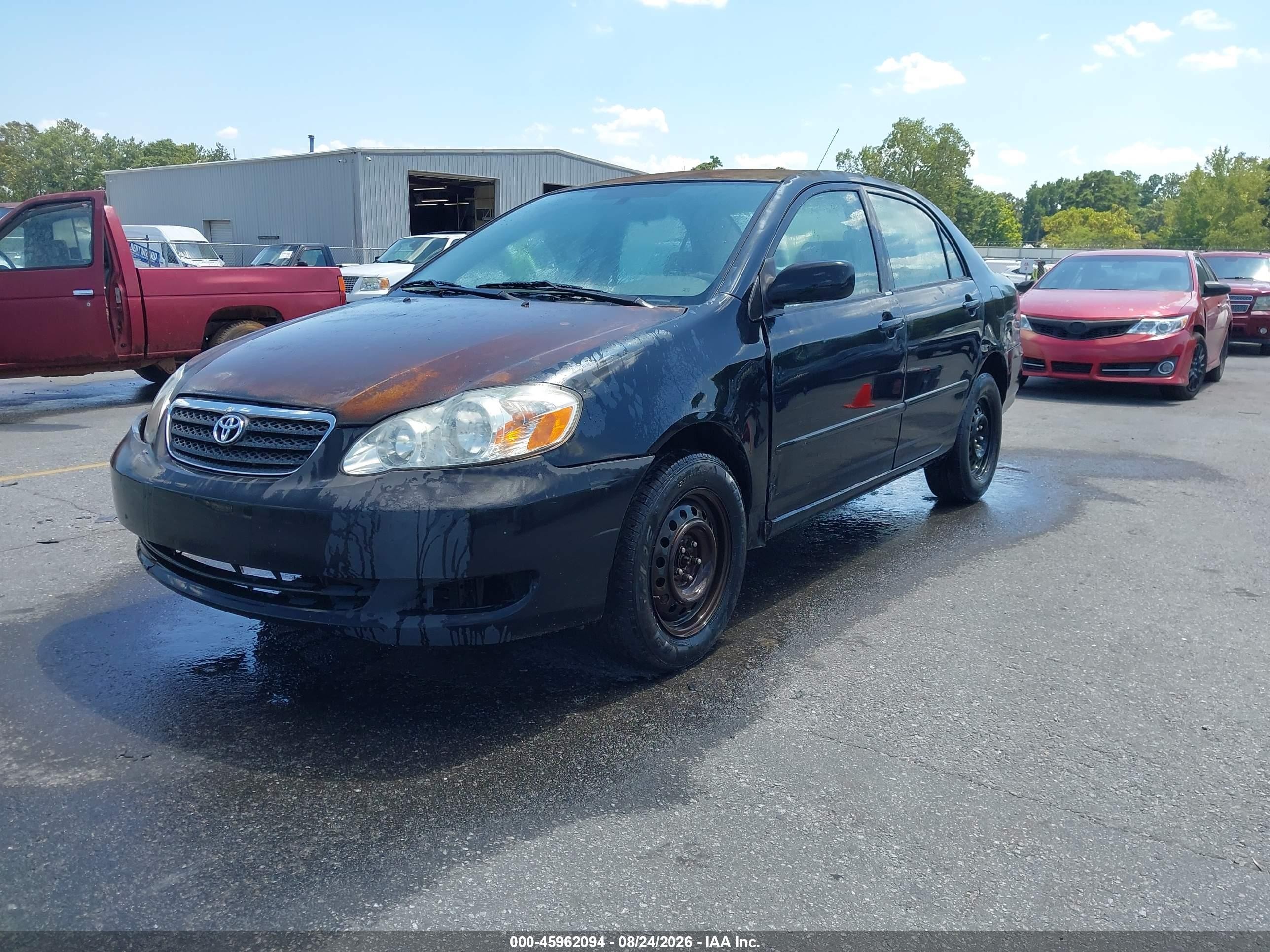 2006 Toyota Corolla Ce Black vin: 1NXBR32E06Z719691