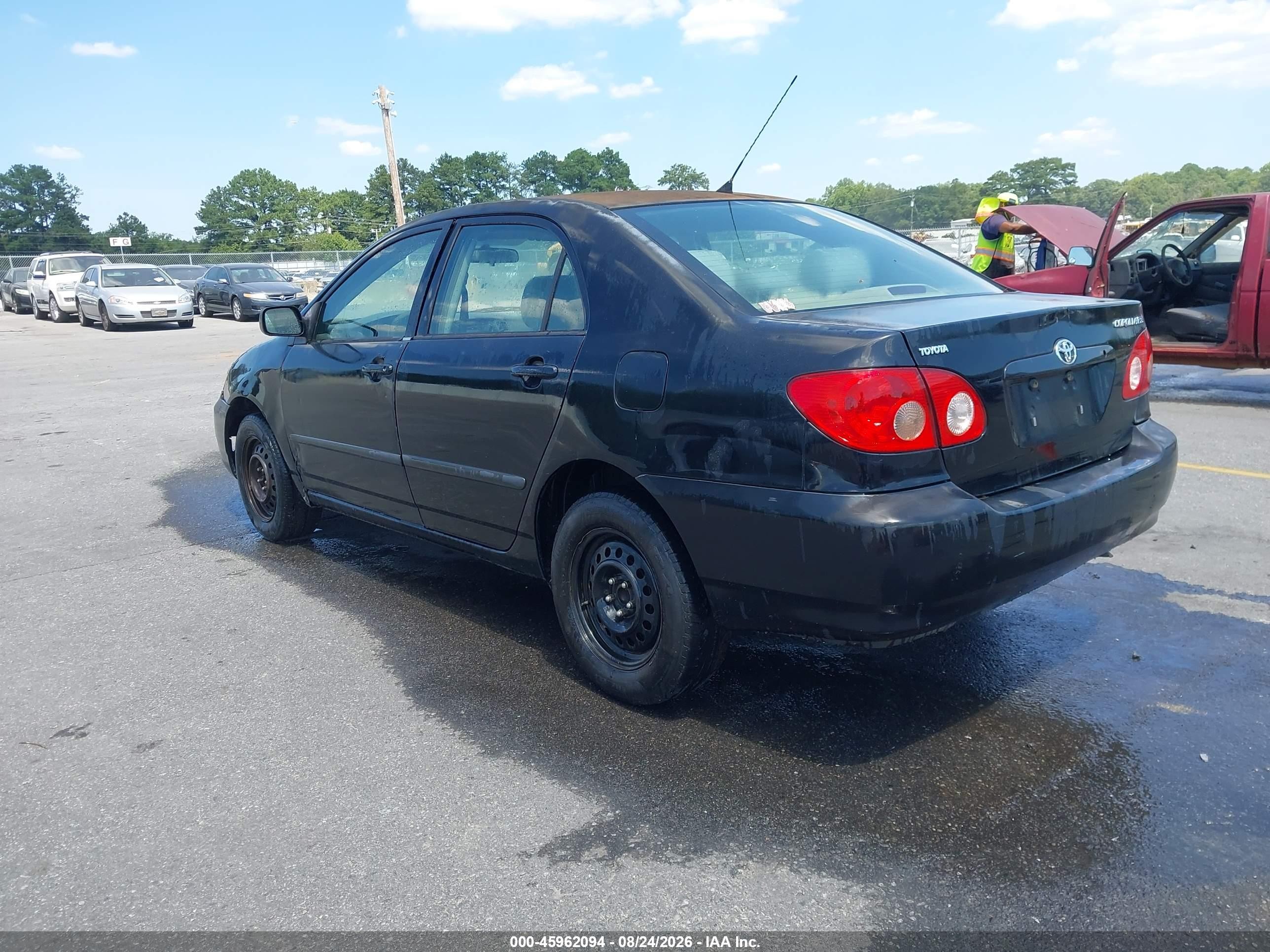 2006 Toyota Corolla Ce Black vin: 1NXBR32E06Z719691