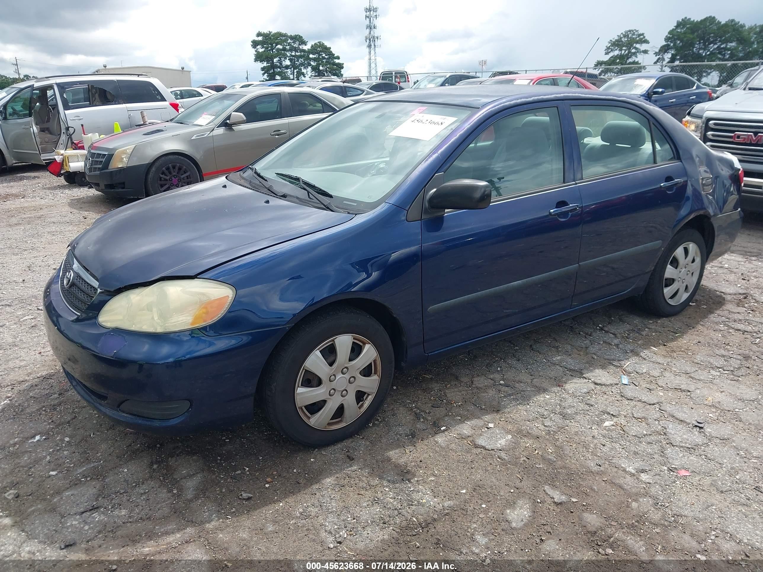 2006 Toyota Corolla Ce Dark Blue vin: 1NXBR32E06Z752657