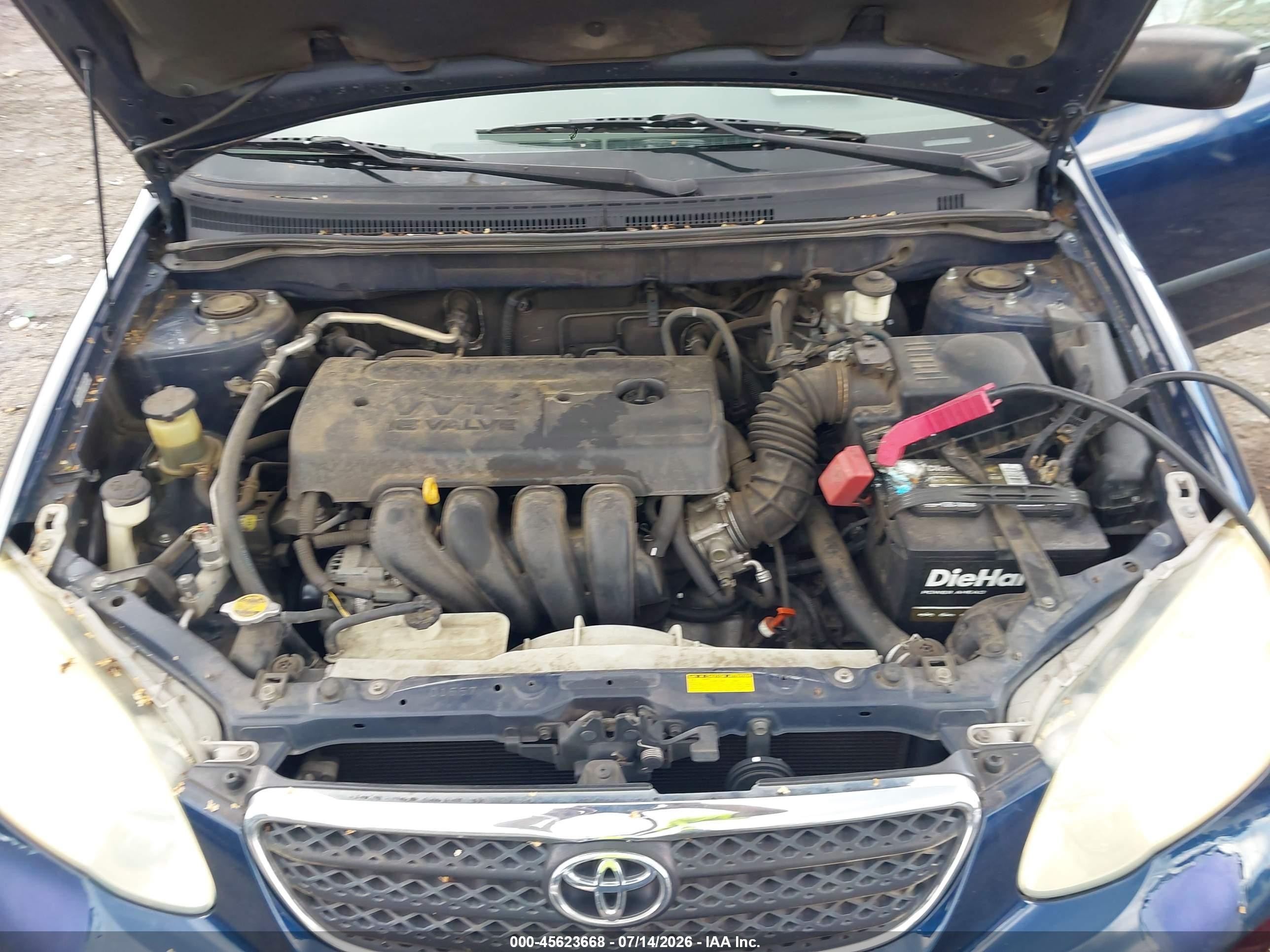 2006 Toyota Corolla Ce Dark Blue vin: 1NXBR32E06Z752657