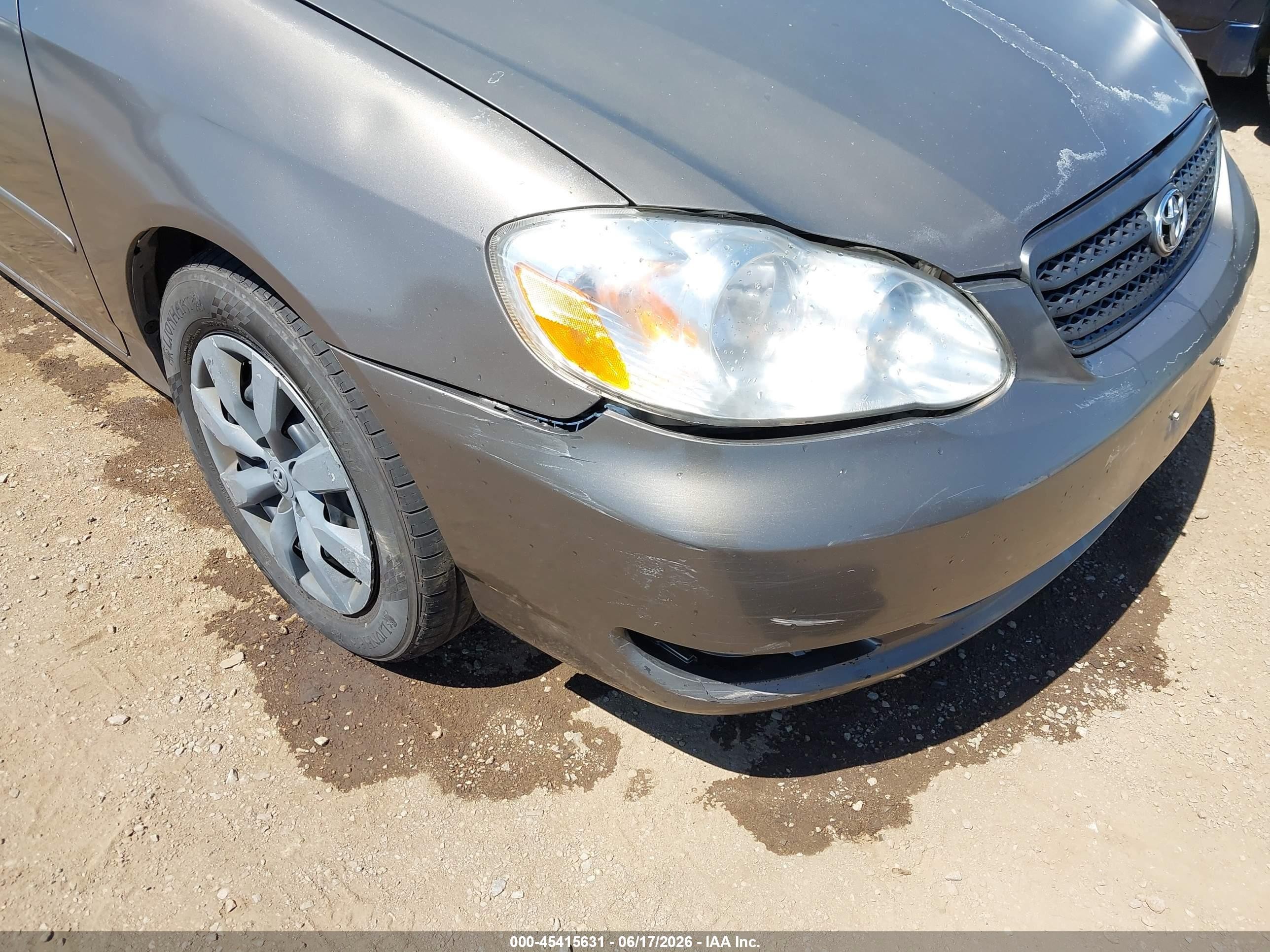 2006 Toyota Corolla Ce Серый vin: 1NXBR32E06Z762296