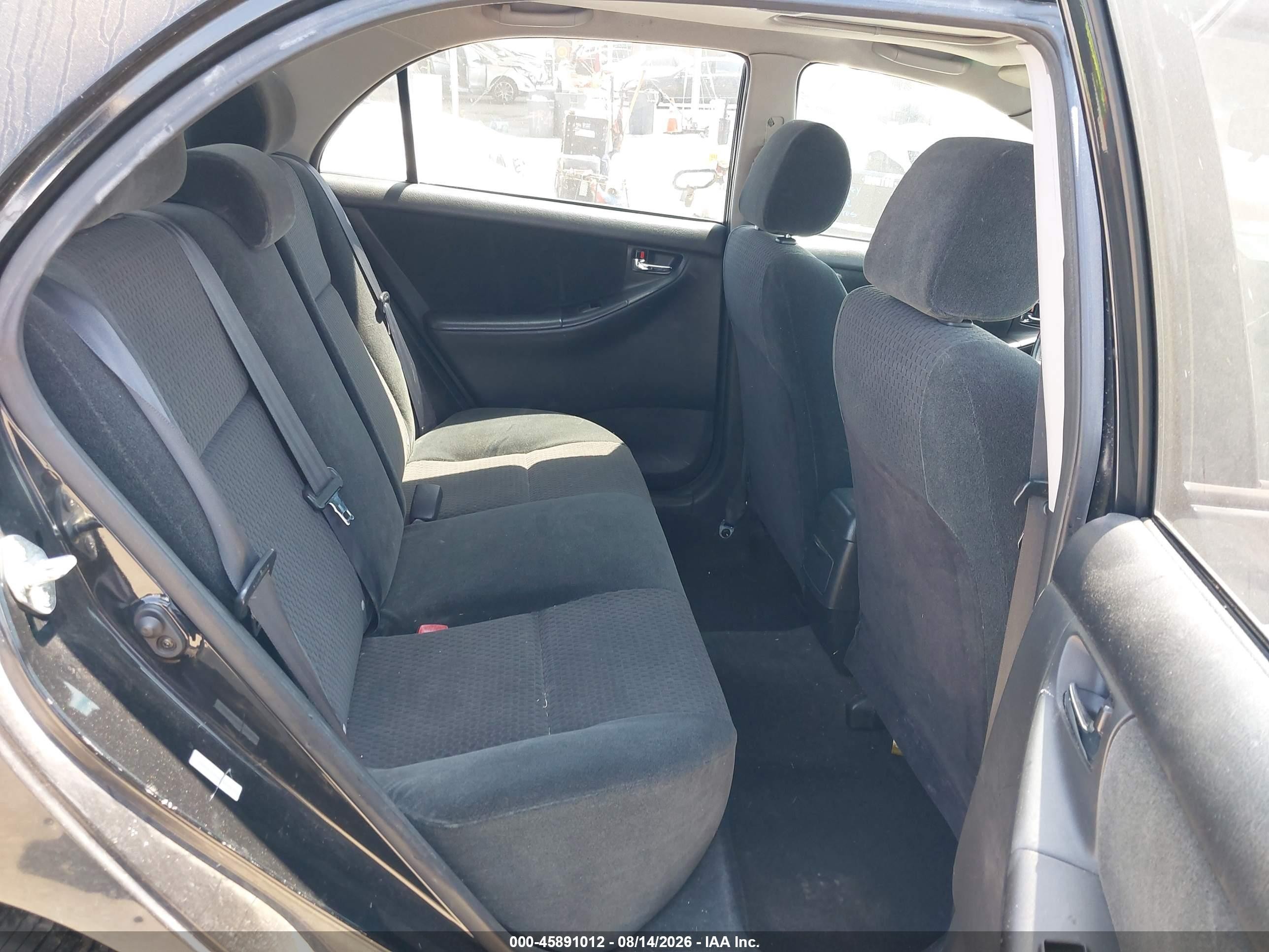 2006 Toyota Corolla S Black vin: 1NXBR32E06Z764212