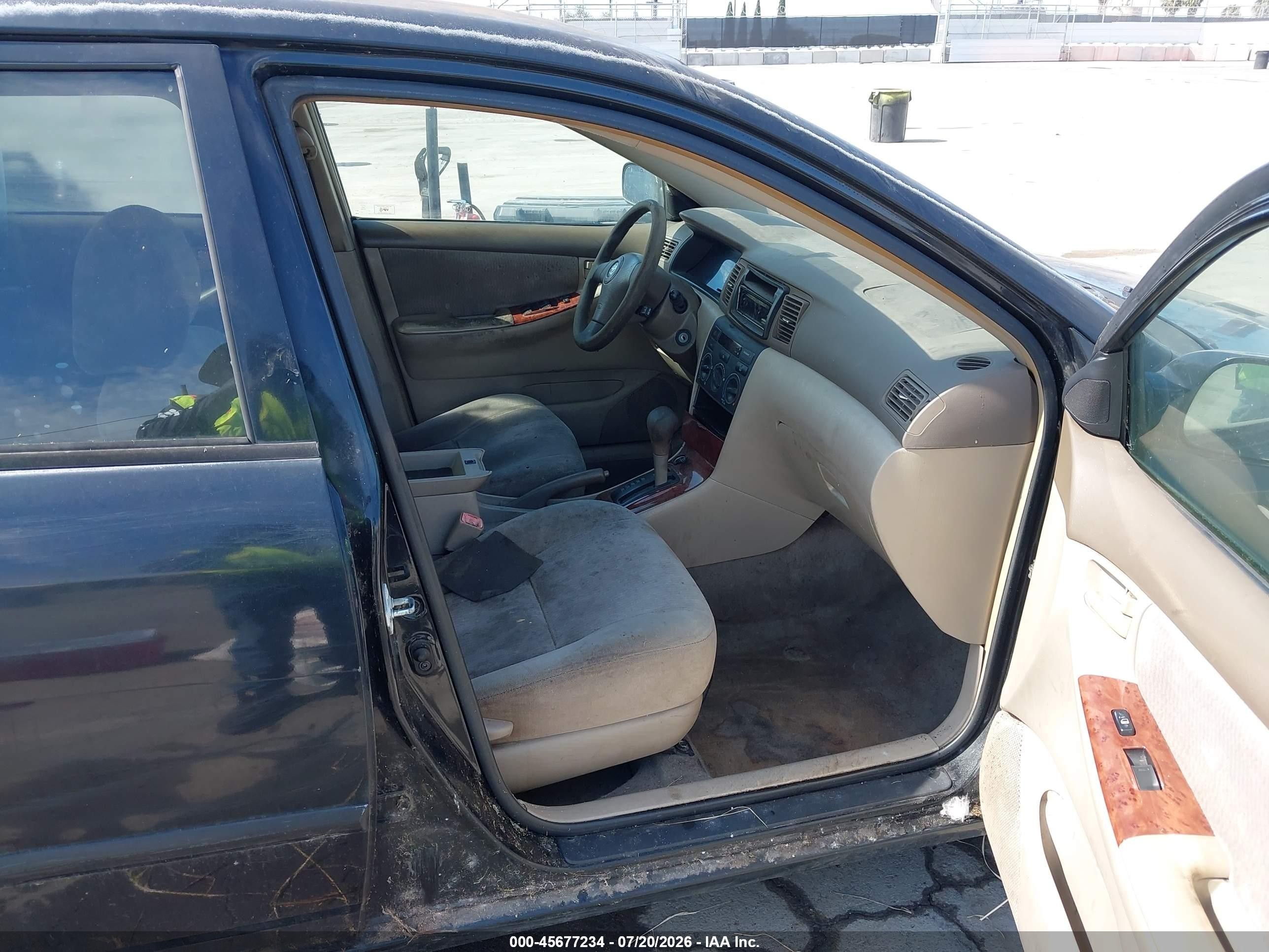 2007 Toyota Corolla Le Черный vin: 1NXBR32E07Z769038