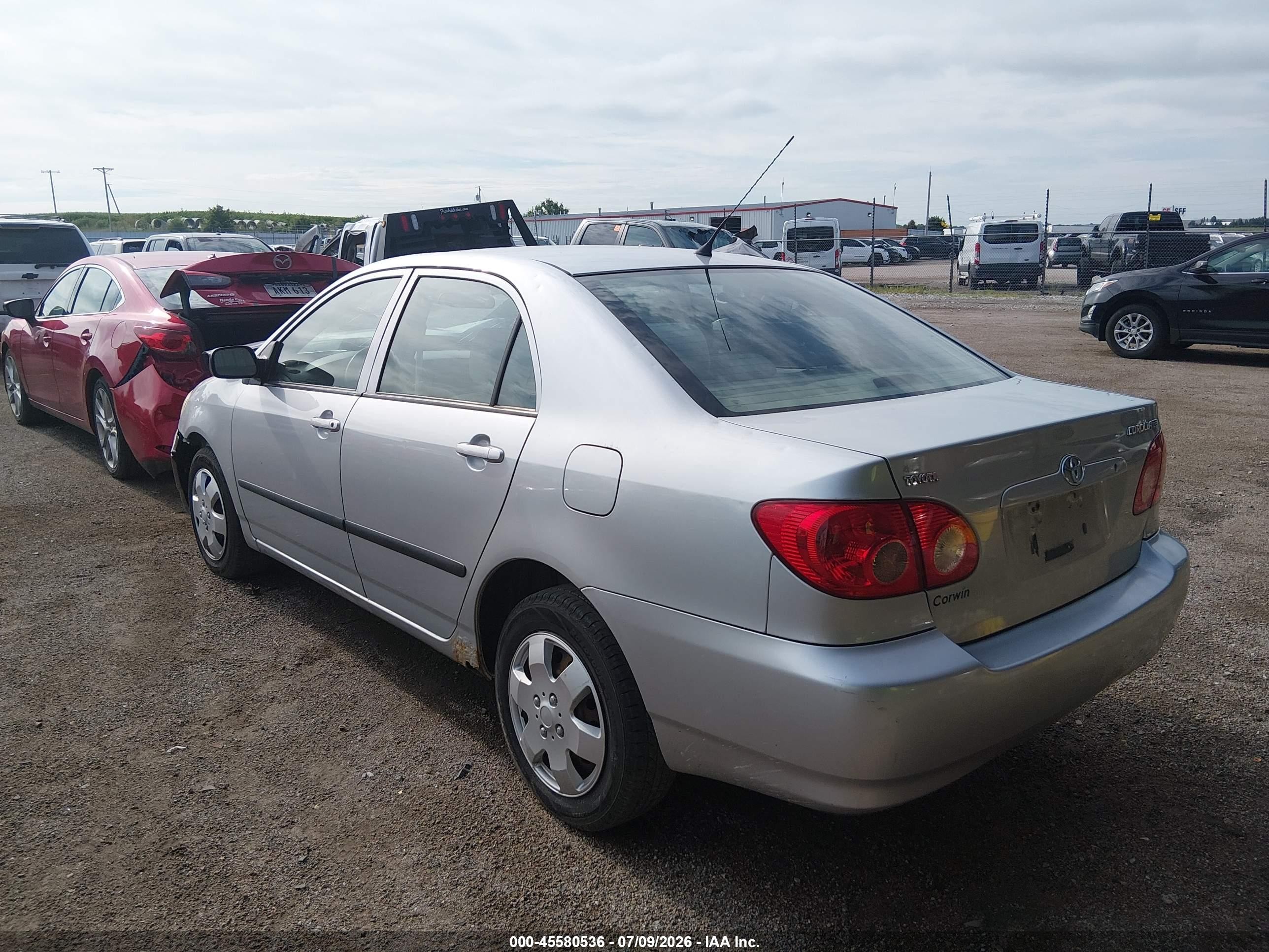 2007 Toyota Corolla Ce Silver vin: 1NXBR32E07Z890605